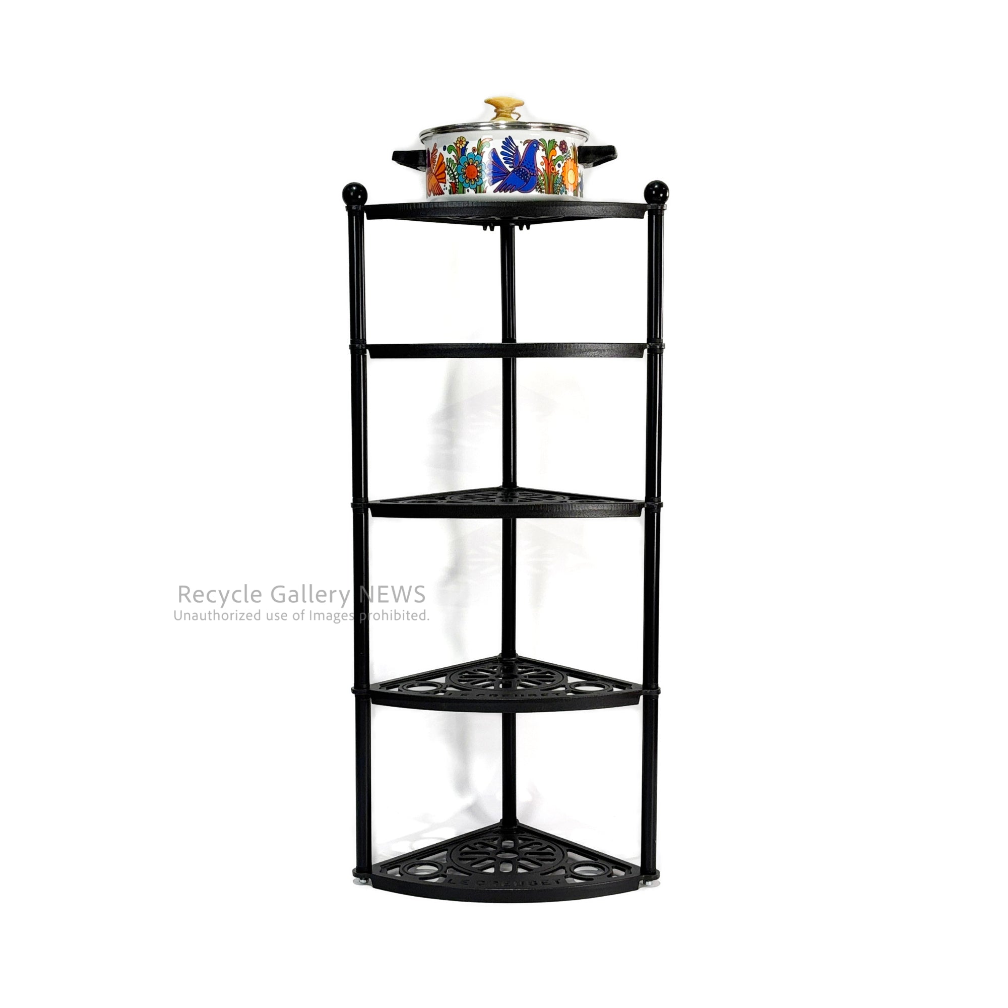 LE CREUSET 5-Tier Pot Stand Pan Rack / ル・クルーゼ 5段 ポットスタンド 鍋ラック
