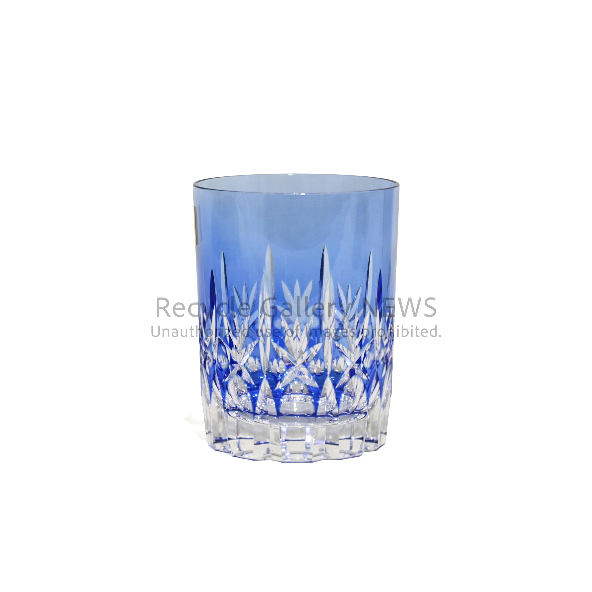 Kagami Crystal Cut Glass My Glass Blue Japan / カガミクリスタル 切子グラス マイグラス ブルー 日本