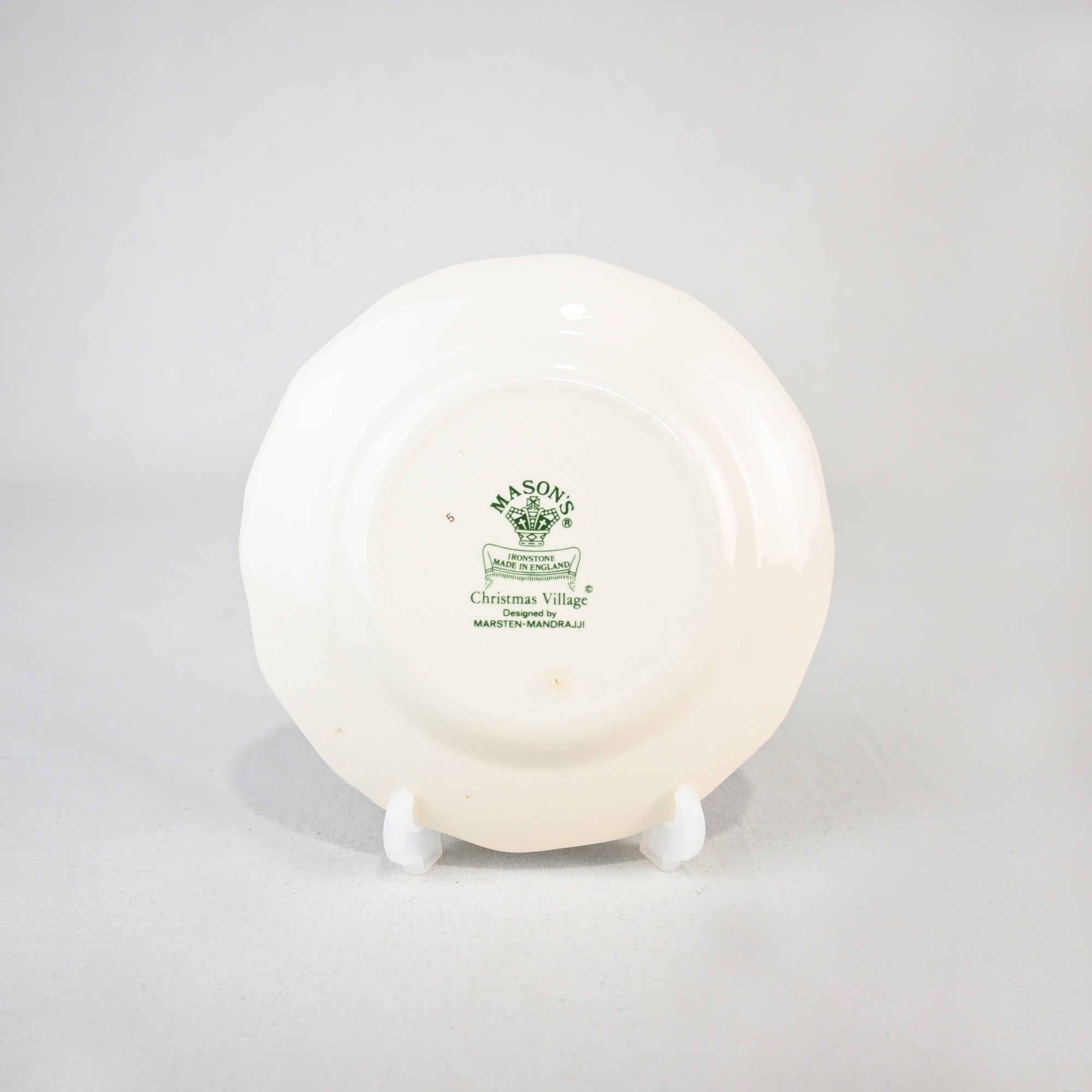 MASON'S IRONSTONE Christmas village Plate 3-size UK Vintage / メイソンズアイアンストーン クリスマスヴィレッジ プレート3サイズ各種 英国ヴィンテージ