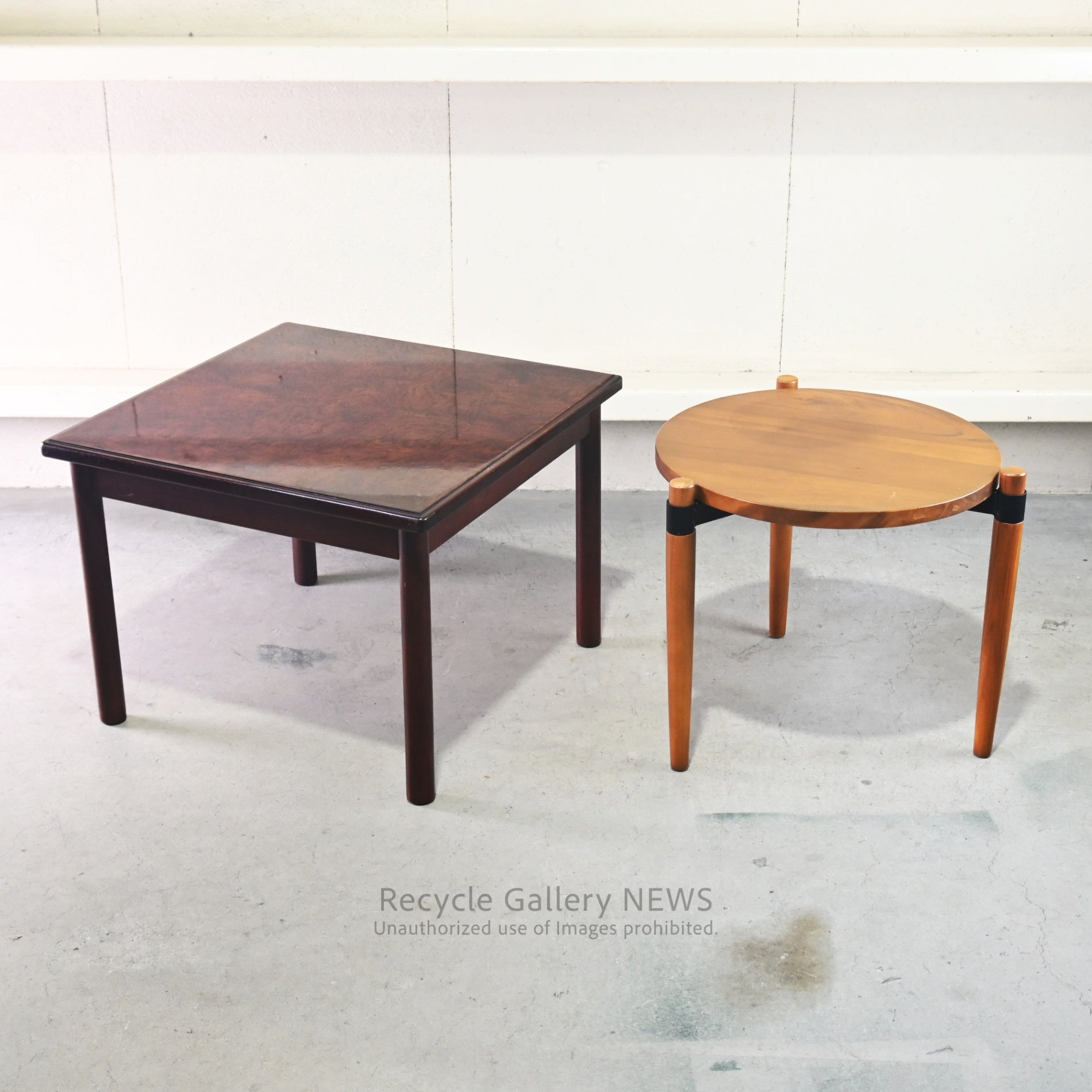 Old Maruni Mahogany Square Table Japanese Modern Design / オールドマルニ マホガニースクエアテーブル 日本 モダンデザイン