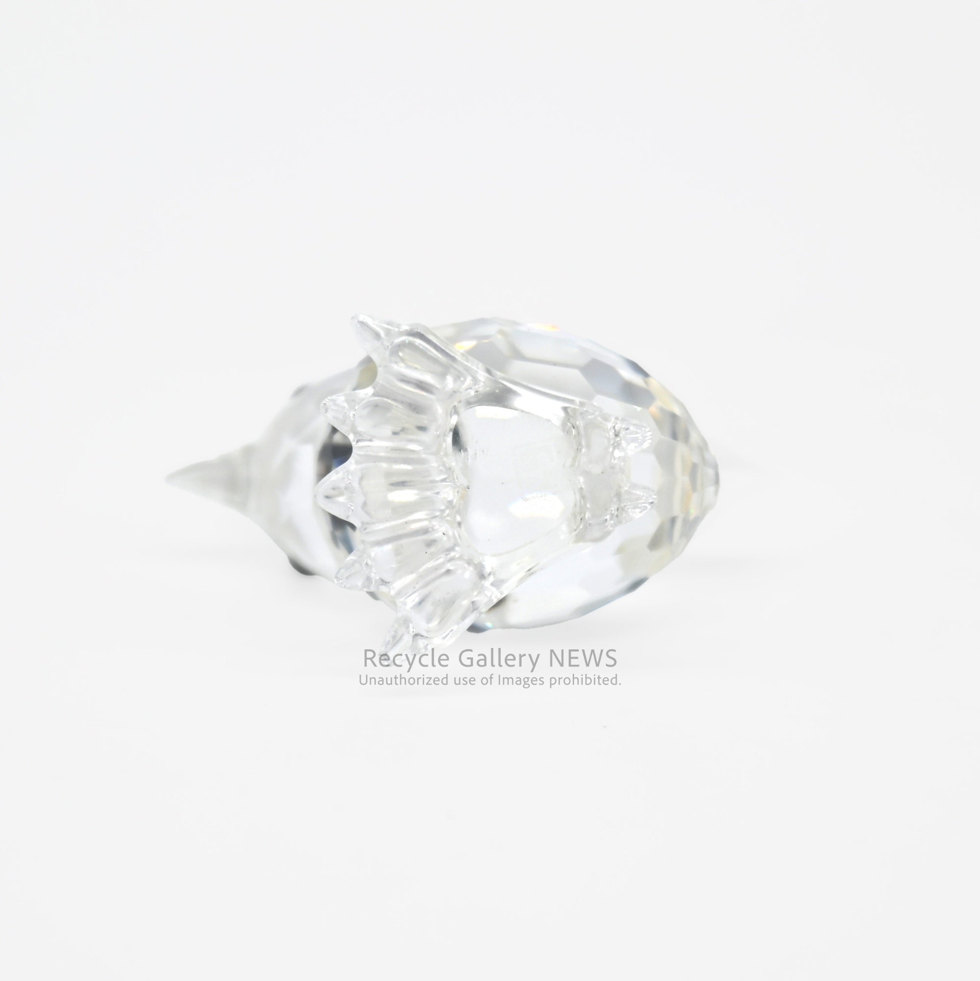 Vintage Swarovski Crystal Chicken Figurine Old Logo Austrian Animal Motif / スワロフスキー クリスタルチキン  ニワトリ 旧刻印 オーストリア クリスタルガラス 動物モチーフ