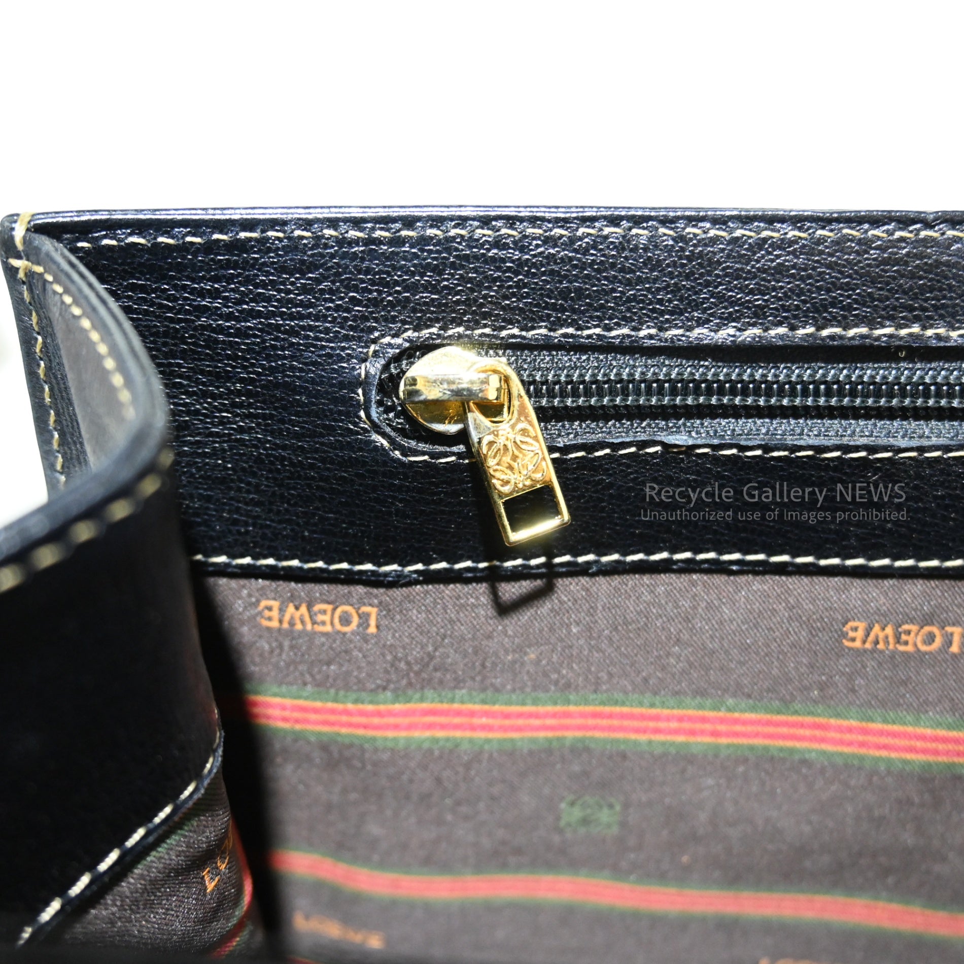 Vintage LOEWE Velázquez 2-way shoulder bag with twisted hardware / ロエベ ベラスケス ショルダーバッグ 2way ツイスト金具 ヴィンテージ