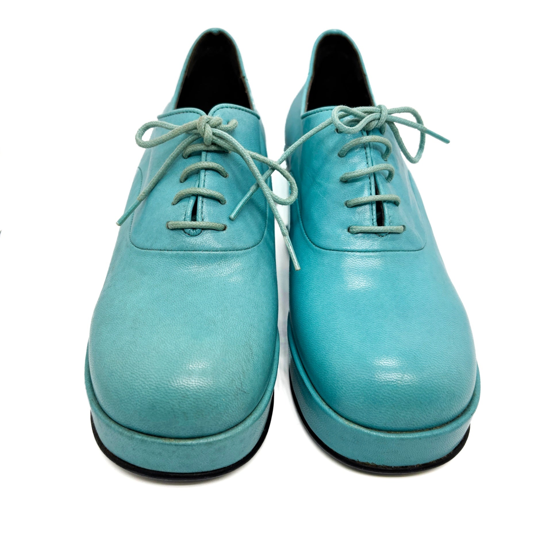 JIL SANDER thick-soled platform lace-up shoes 35 1/2 / ジルサンダー 23cm 厚底 プラットフォーム レースアップシューズ