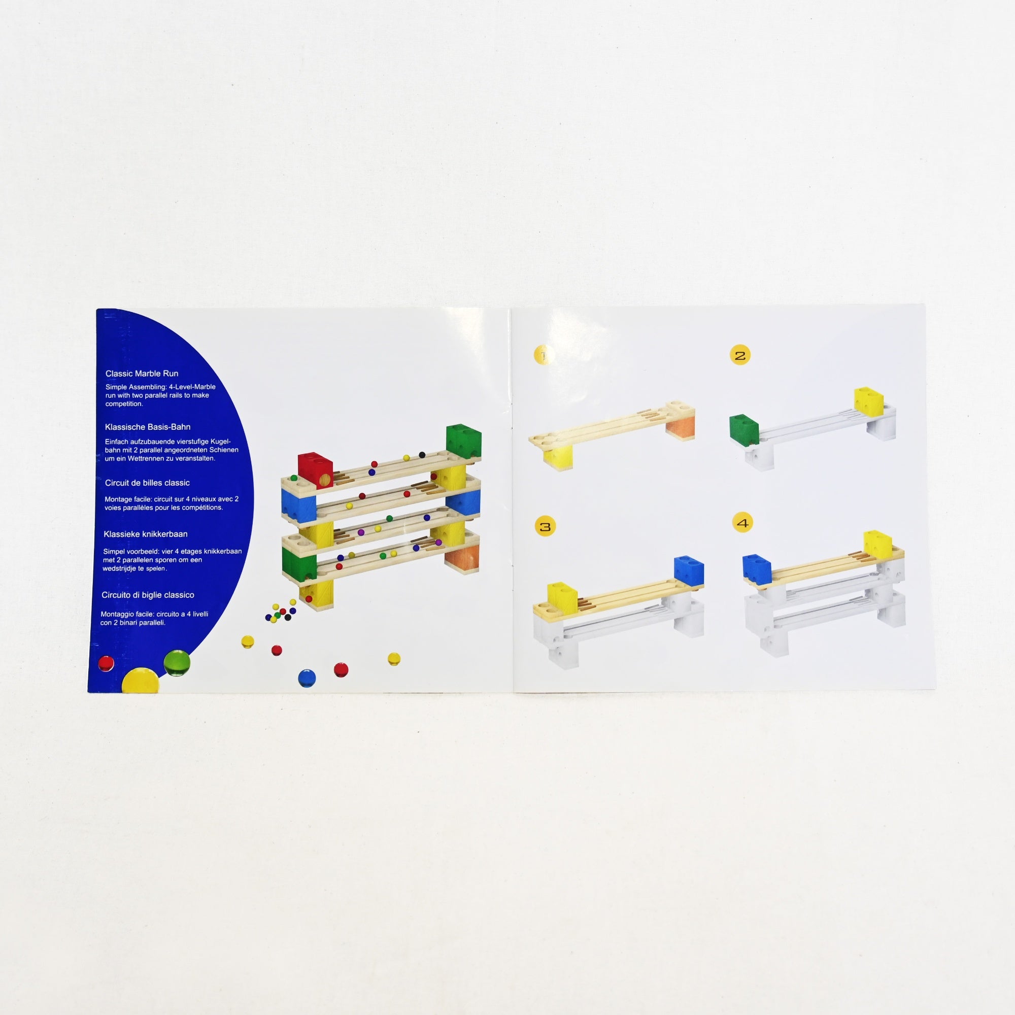 BorneLund Quadrilla Building Blocks Roll a ball Educational Toy Discontinued product / ボーネルンド クアドリラ レールセット 廃盤品 積み木 ビー玉転がし 知育玩具