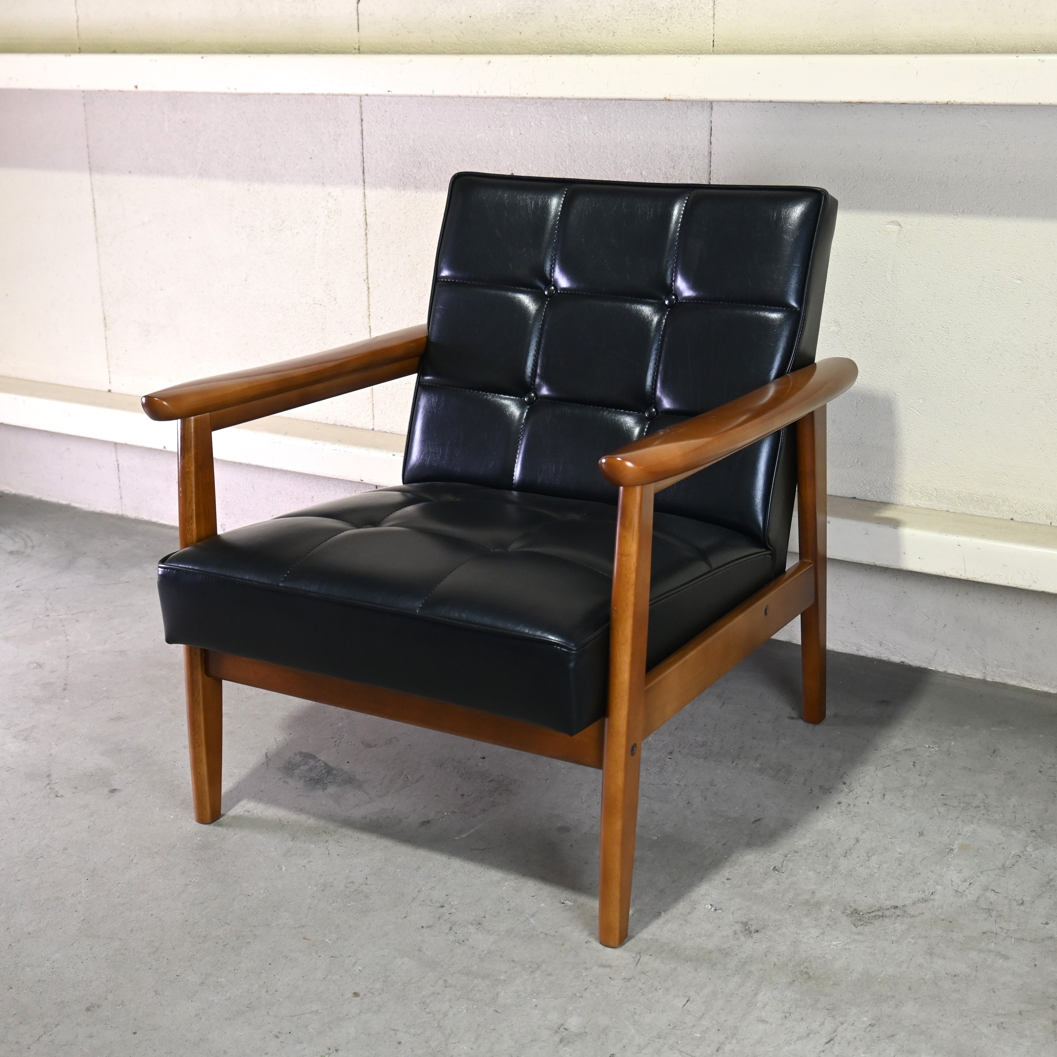 karimoku60 K-chair 1seater Standard black Japanese modern Long life design / カリモク60 Kチェア 1シーター スタンダードブラック ジャパニーズモダン ロングライフデザイン