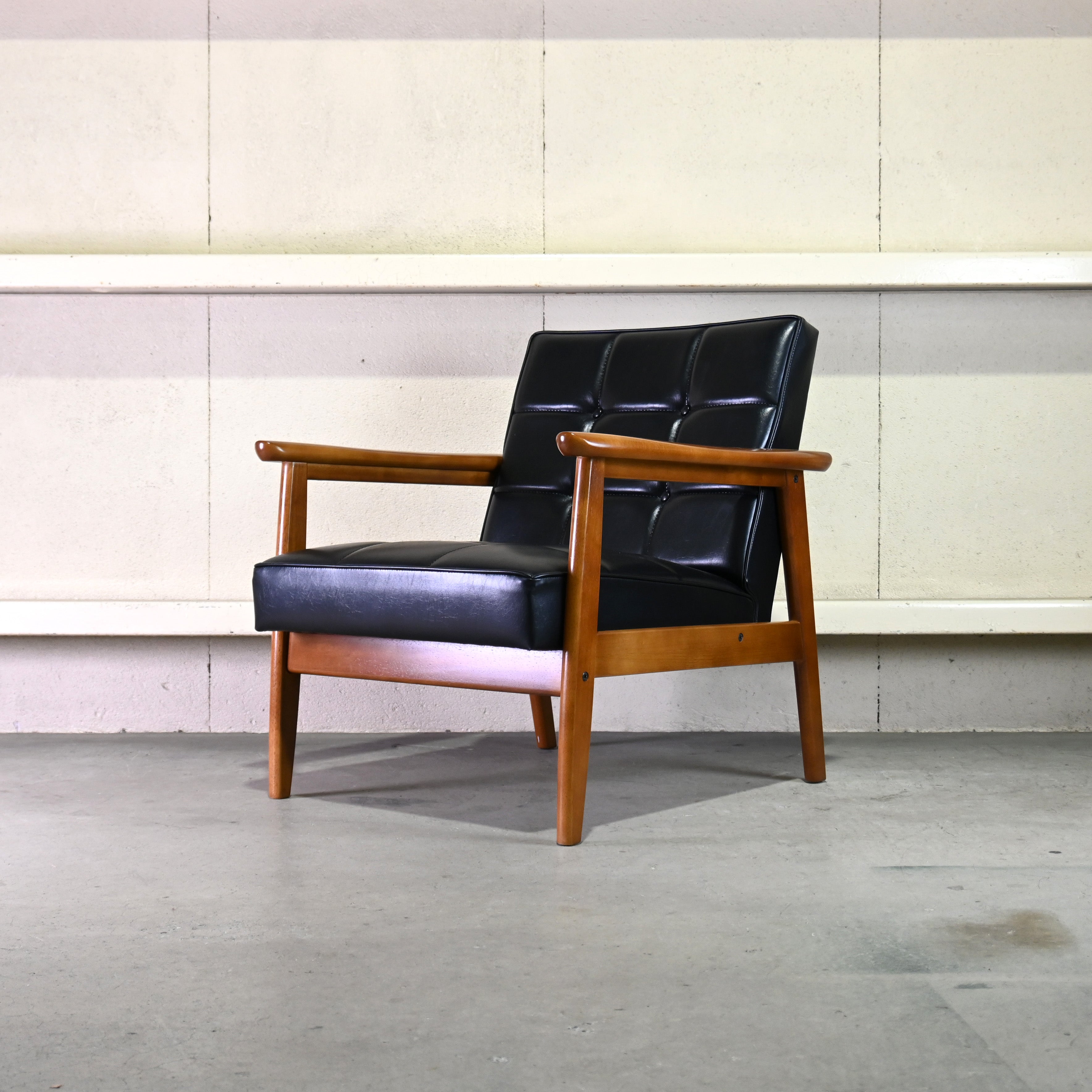 karimoku60 K-chair 1seater Standard black Japanese modern Long life design / カリモク60 Kチェア 1シーター スタンダードブラック ジャパニーズモダン ロングライフデザイン