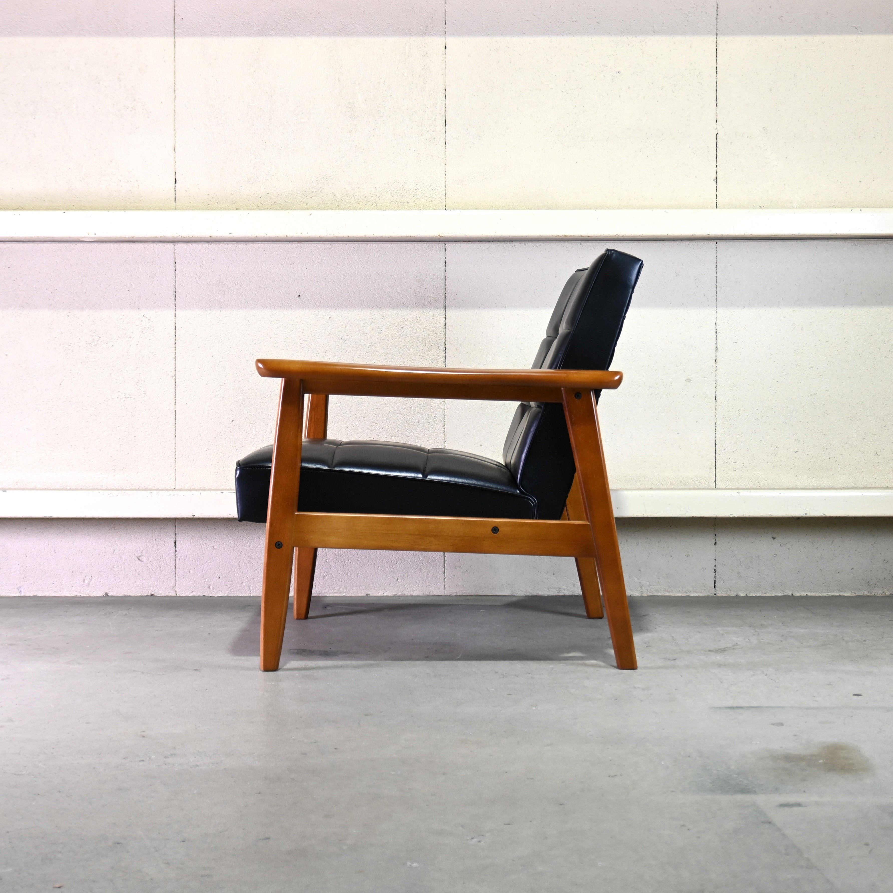 karimoku60 K-chair 1seater Standard black Japanese modern Long life design / カリモク60 Kチェア 1シーター スタンダードブラック ジャパニーズモダン ロングライフデザイン