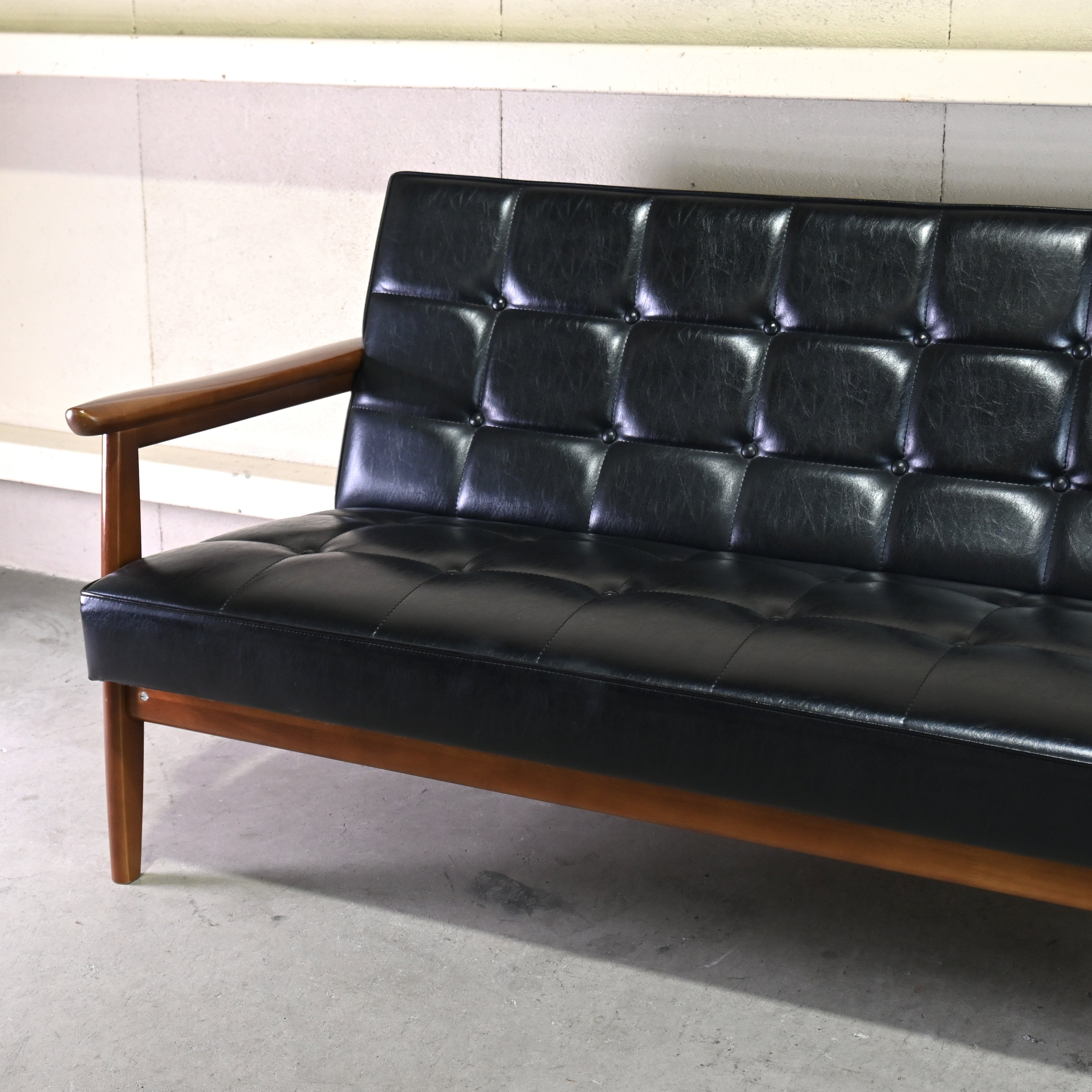 karimoku60 K-chair 2seater Standard black Japanese modern Long life design / カリモク60 Kチェア 2シーター スタンダードブラック ジャパニーズモダン ロングライフデザイン