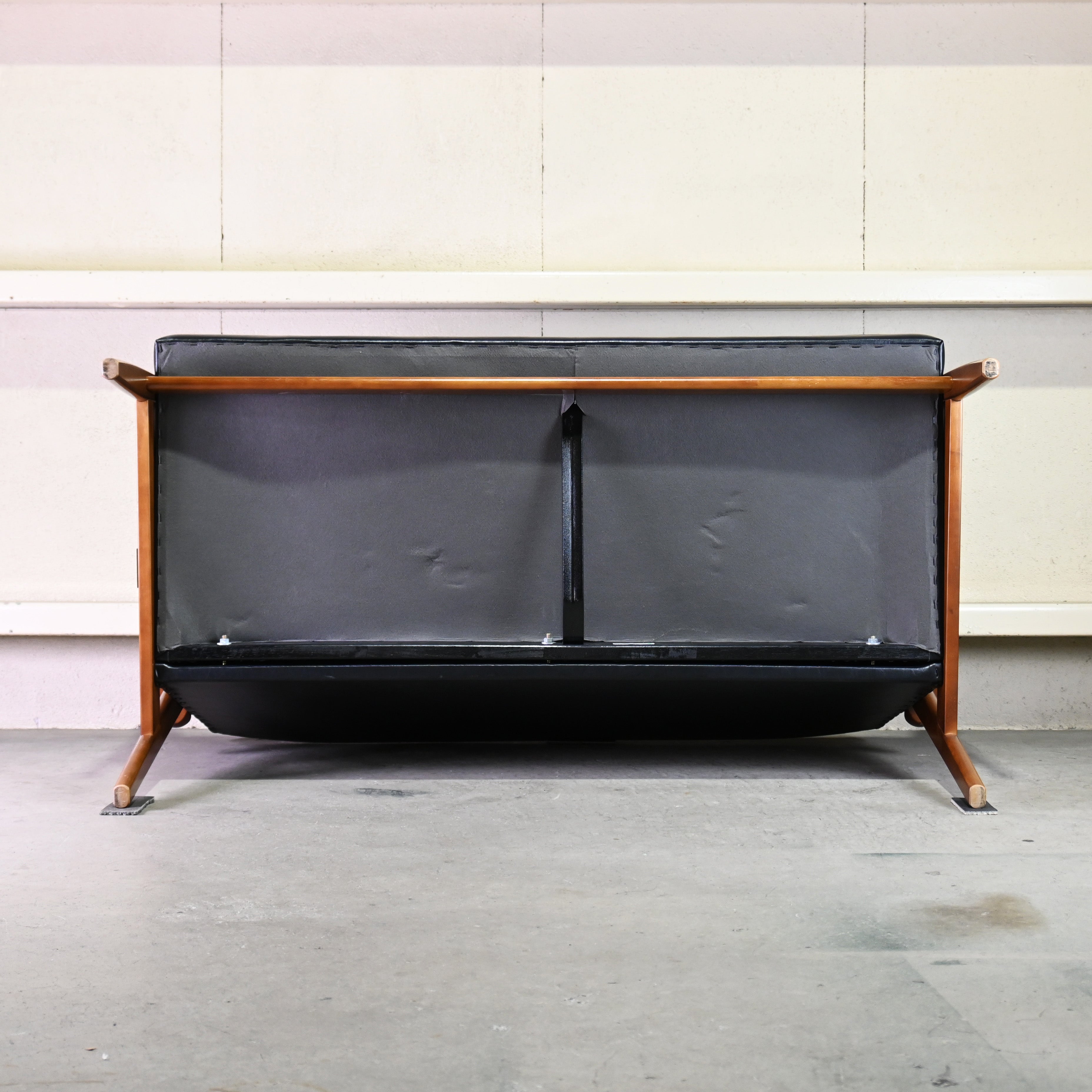 karimoku60 K-chair 2seater Standard black Japanese modern Long life design / カリモク60 Kチェア 2シーター スタンダードブラック ジャパニーズモダン ロングライフデザイン