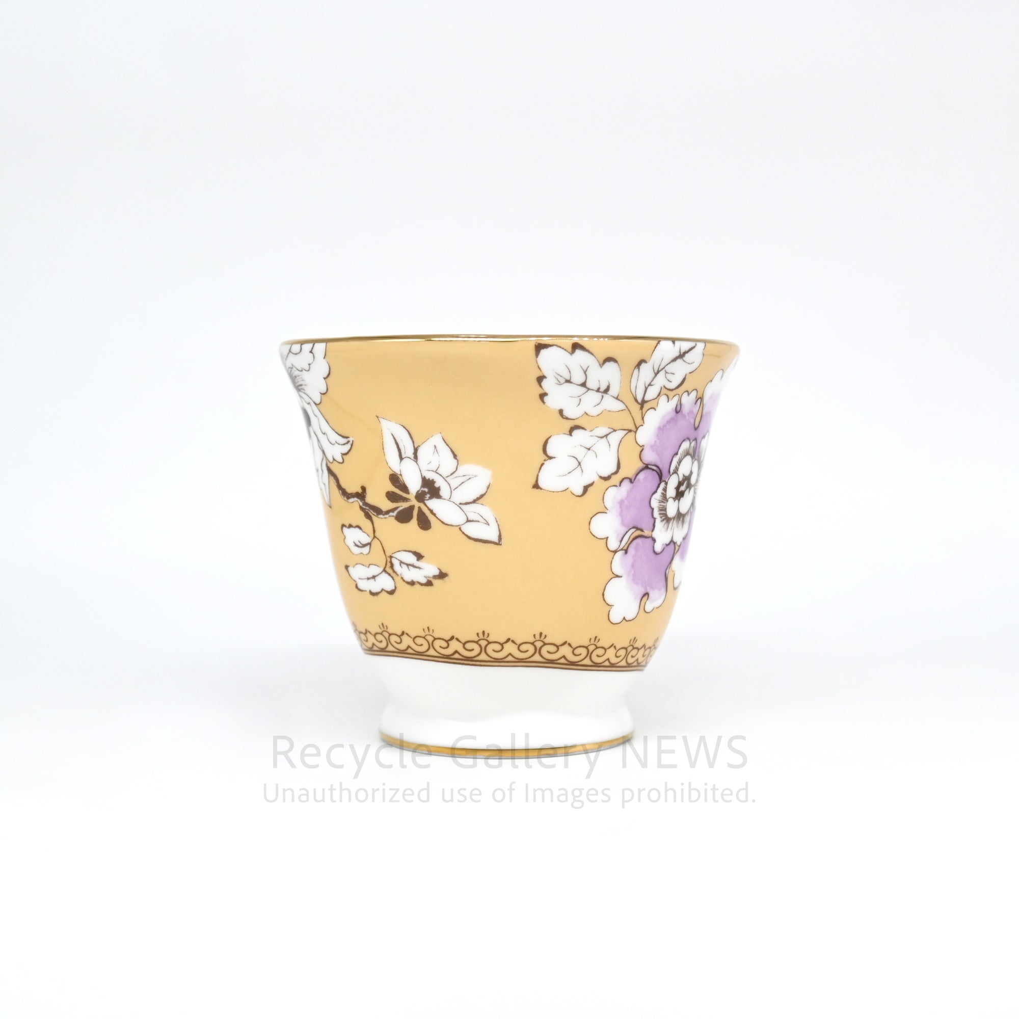 WEDGWOOD "Butterfly Bloom" C&S Vintage Inspired Collectible Bone China Pink Yellow Floral Design / ウェッジウッド "バタフライブルーム" カップ&ソーサー ボーンチャイナ 蝶モチーフ フローラルデザイン 英国食器