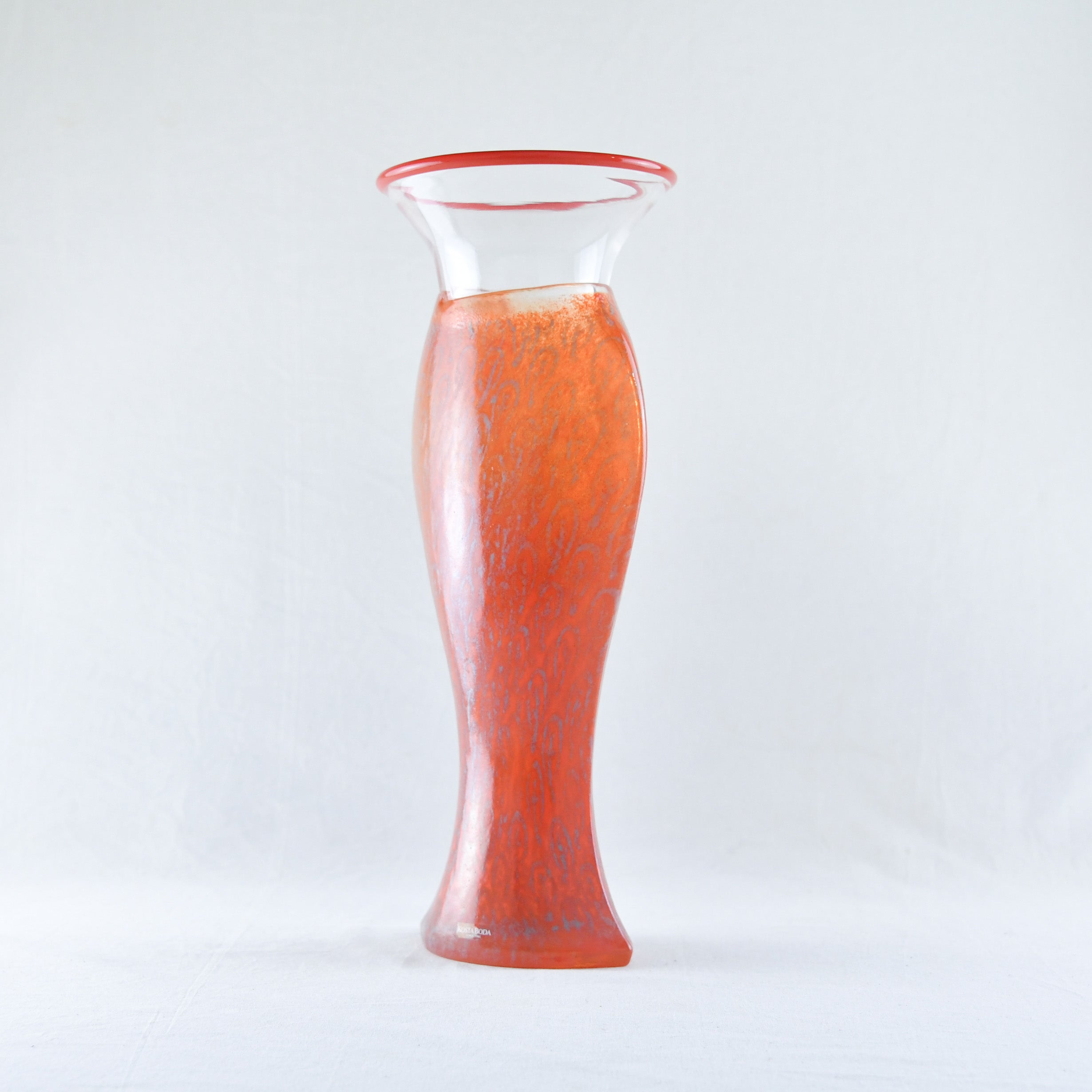 Kjell Engman college 1990's Flower vase KOSTA BODA / シェル・エングマン コラージュ 1990年代 花瓶 コスタボダ 北欧デザイン