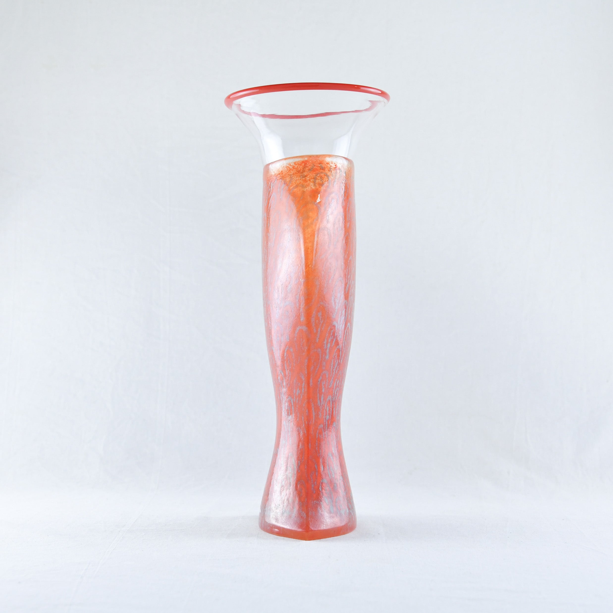 Kjell Engman college 1990's Flower vase KOSTA BODA / シェル・エングマン コラージュ 1990年代 花瓶 コスタボダ 北欧デザイン