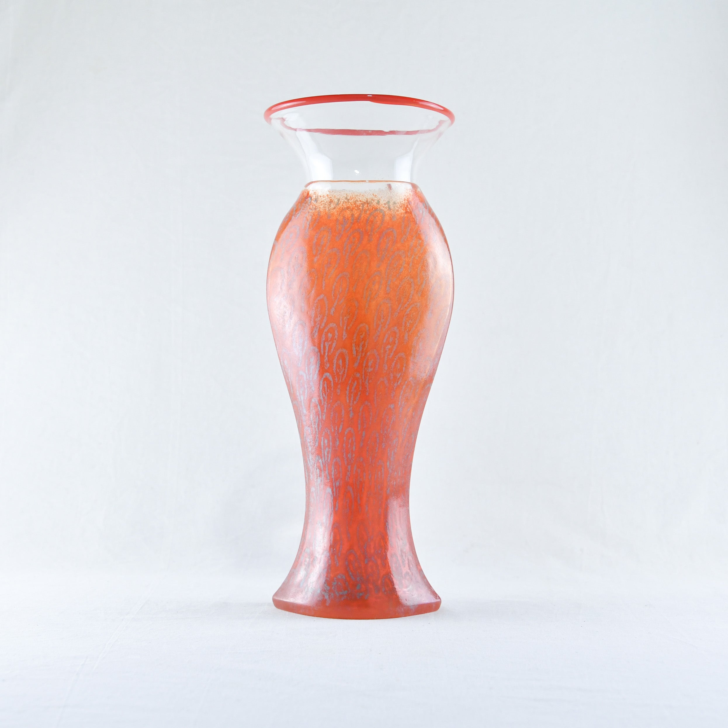 Kjell Engman college 1990's Flower vase KOSTA BODA / シェル・エングマン コラージュ 1990年代 花瓶 コスタボダ 北欧デザイン