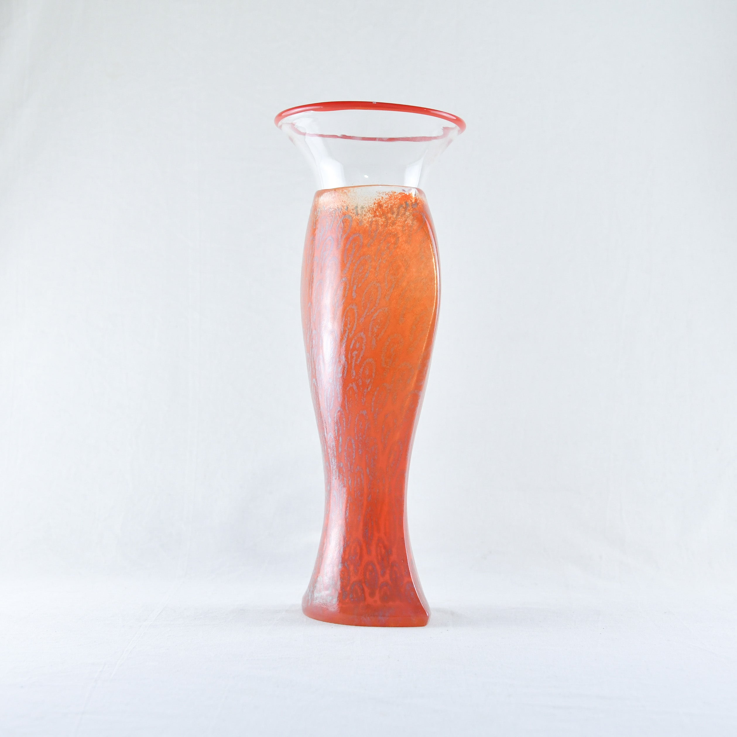 Kjell Engman college 1990's Flower vase KOSTA BODA / シェル・エングマン コラージュ 1990年代 花瓶 コスタボダ 北欧デザイン