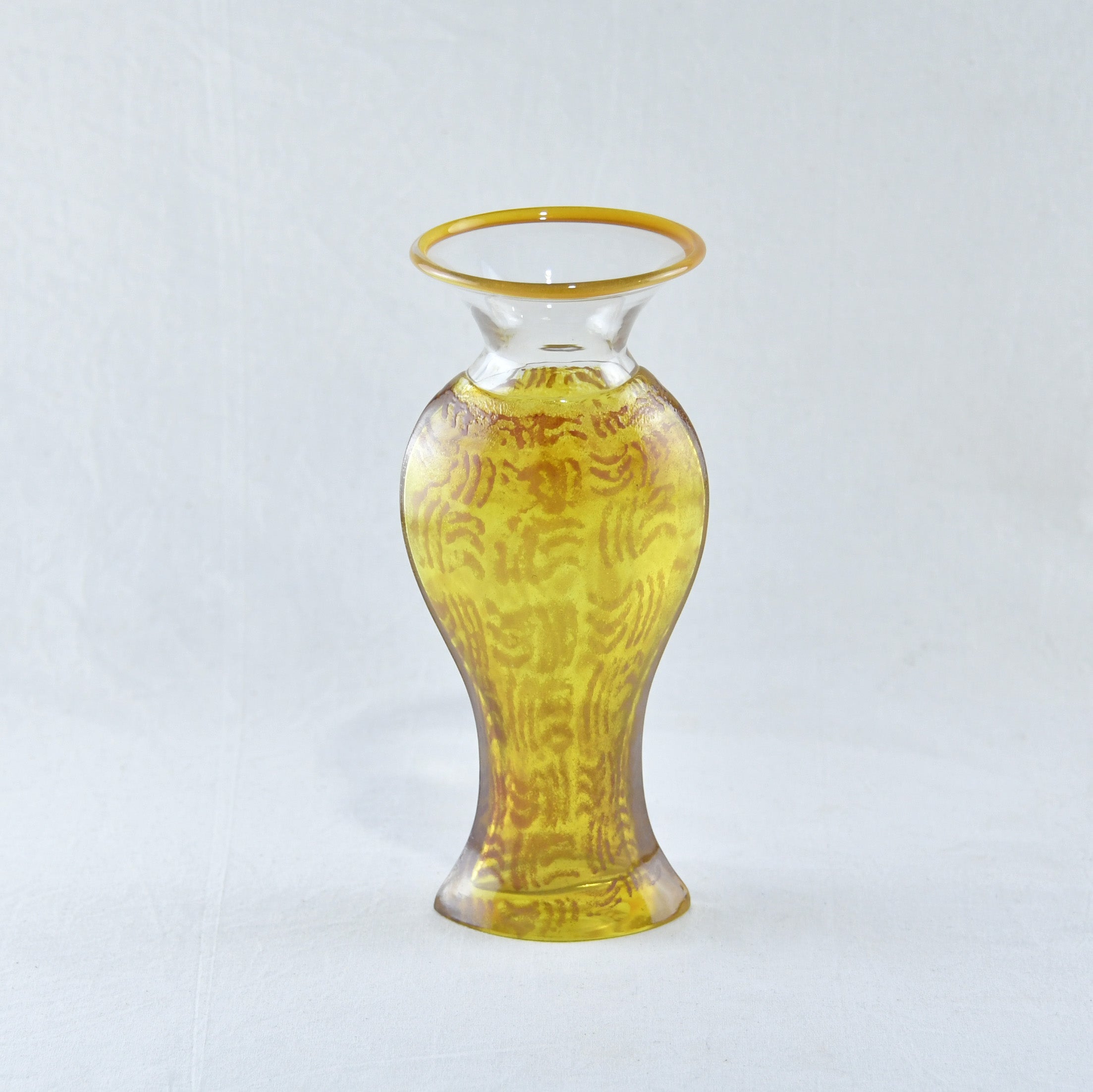 Kjell Engman college 1990's Flower vase KOSTA BODA / シェル・エングマン コラージュ 1990年代 花瓶 コスタボダ 北欧デザイン