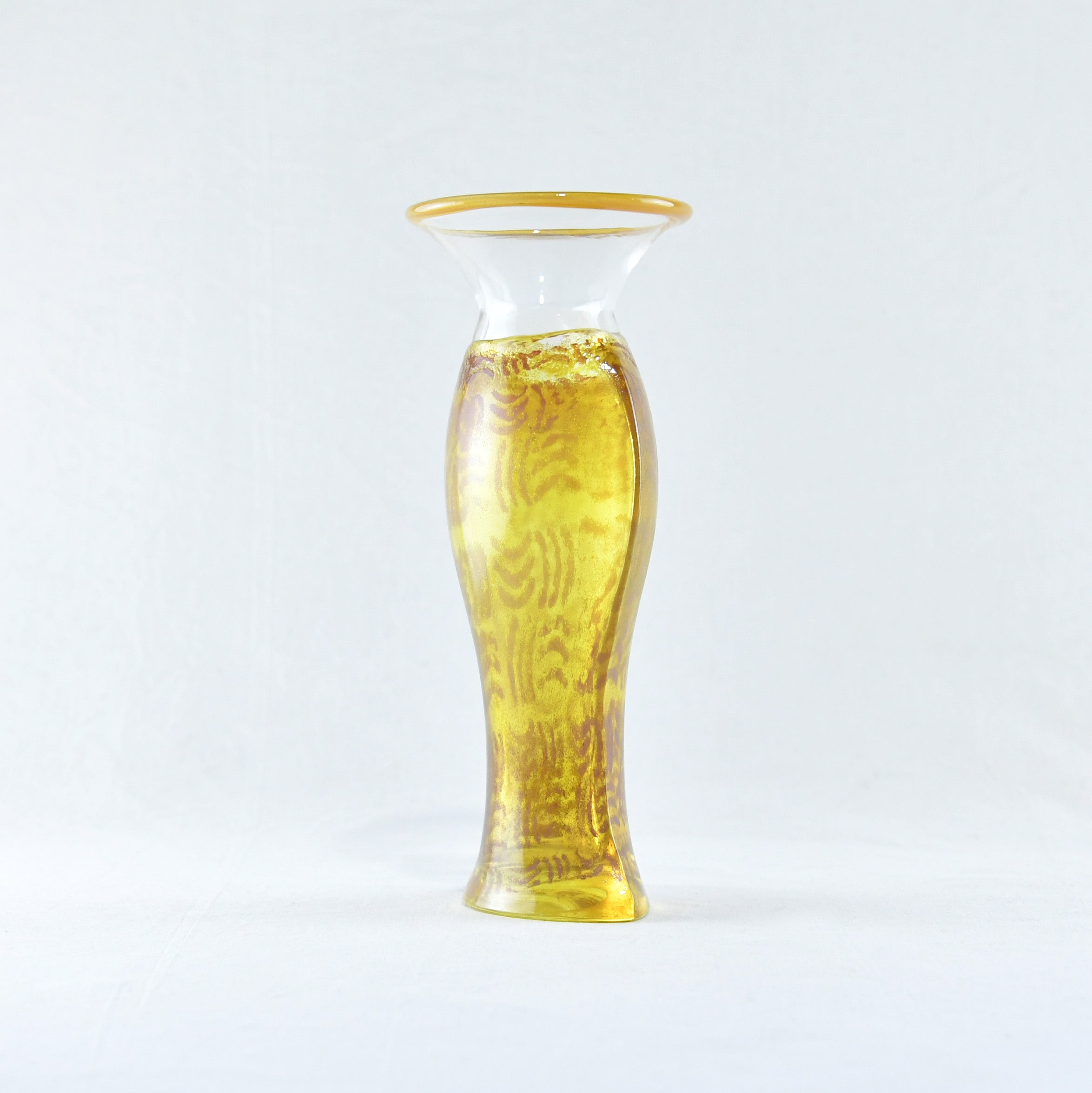 Kjell Engman college 1990's Flower vase KOSTA BODA / シェル・エングマン コラージュ 1990年代 花瓶 コスタボダ 北欧デザイン