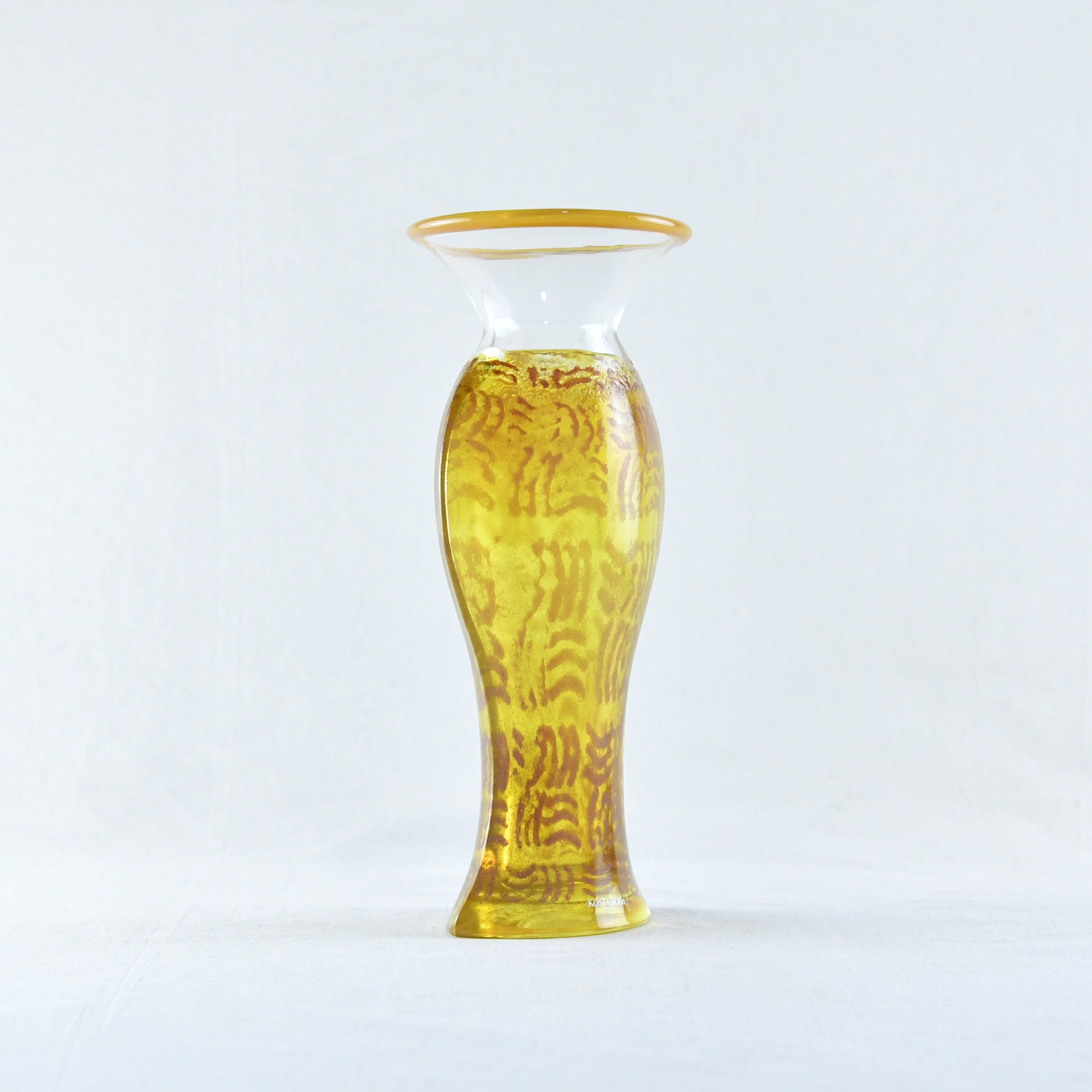 Kjell Engman college 1990's Flower vase KOSTA BODA / シェル・エングマン コラージュ 1990年代 花瓶 コスタボダ 北欧デザイン