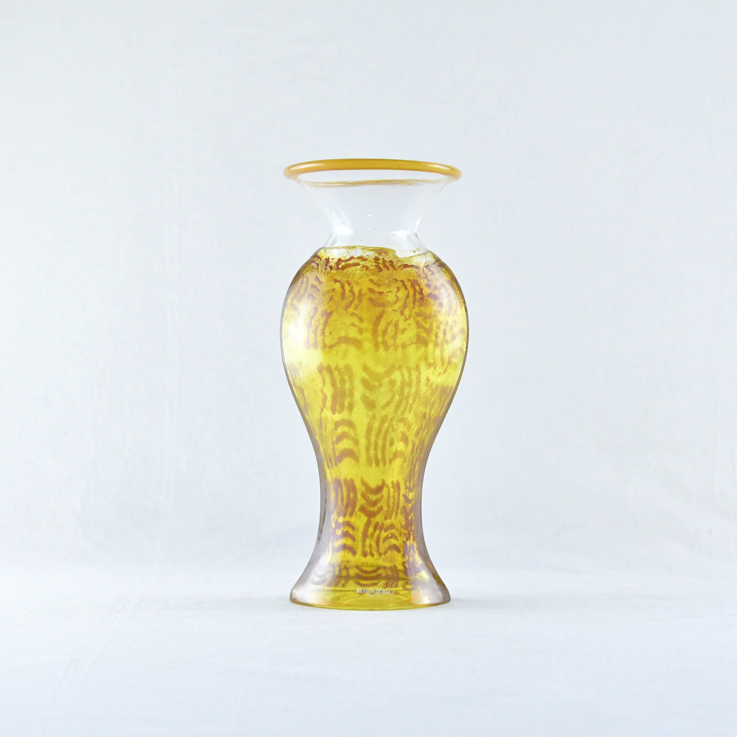 Kjell Engman college 1990's Flower vase KOSTA BODA / シェル・エングマン コラージュ 1990年代 花瓶 コスタボダ 北欧デザイン