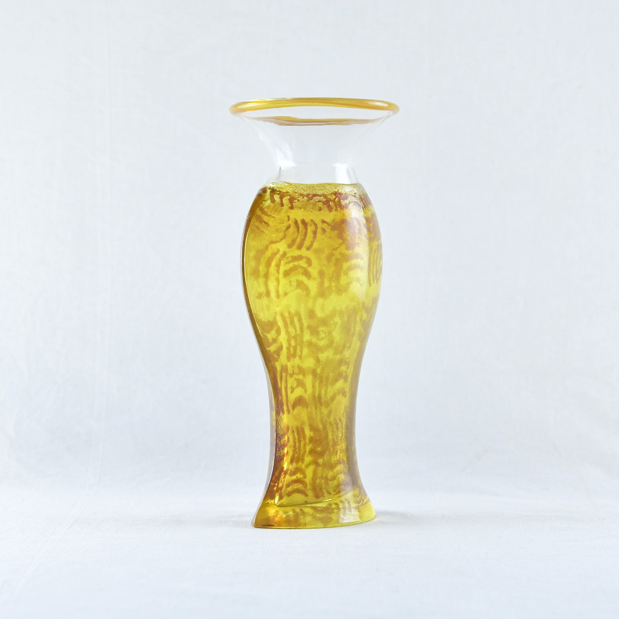 Kjell Engman college 1990's Flower vase KOSTA BODA / シェル・エングマン コラージュ 1990年代 花瓶 コスタボダ 北欧デザイン