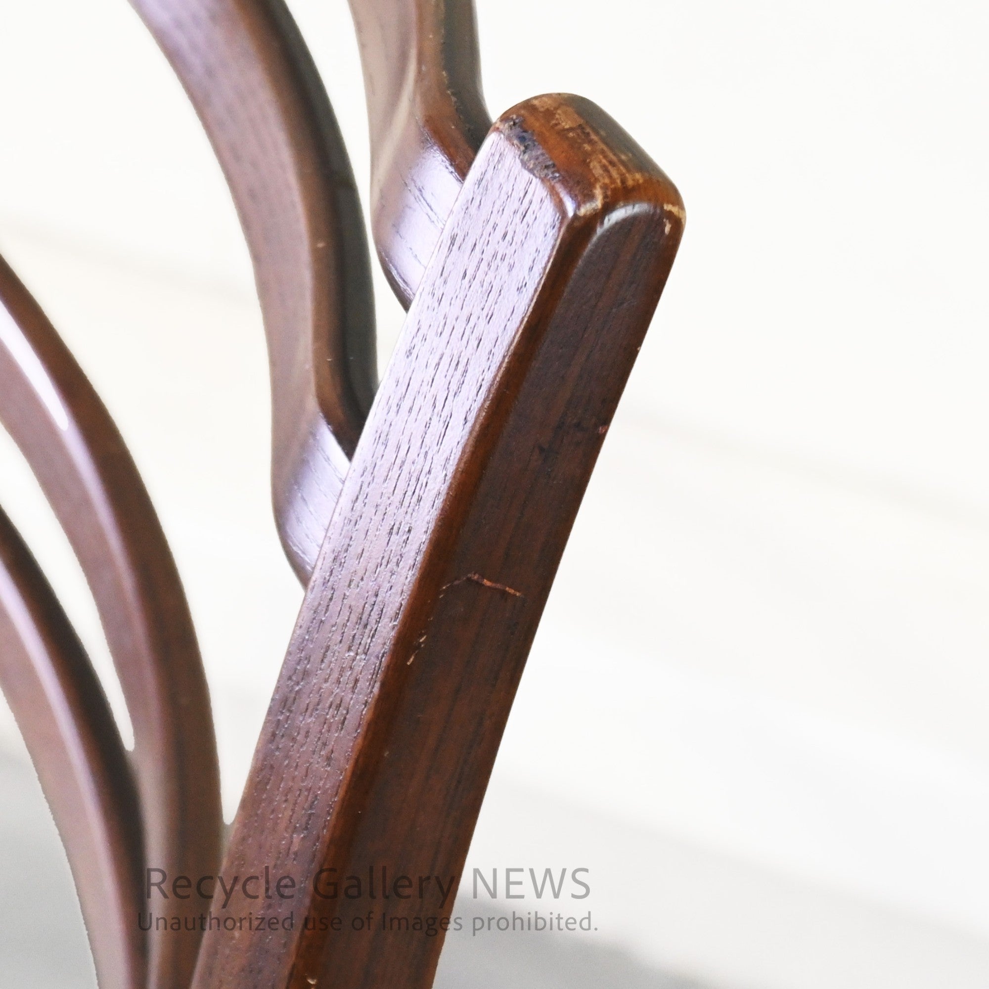 Fuji Furniture Wooden Armless Chair "Calm" Japan Scandinavian Style / 冨士ファニチア アームレスチェア カーム 日本 北欧 木製