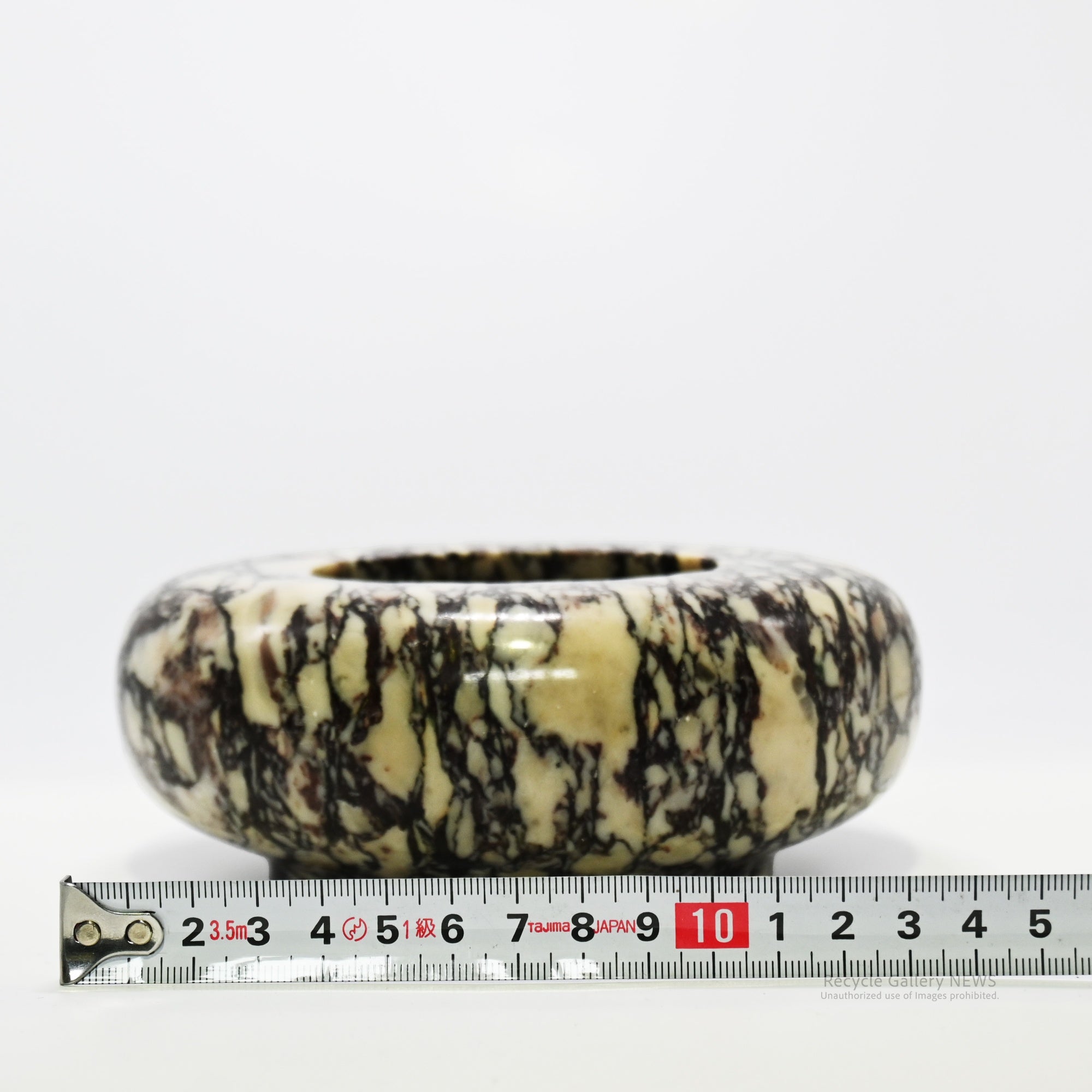 Marble Ashtray Black and White Natural Stone Accessory Tray / 大理石 灰皿 黒 白 マーブル 天然石 アクセサリートレー