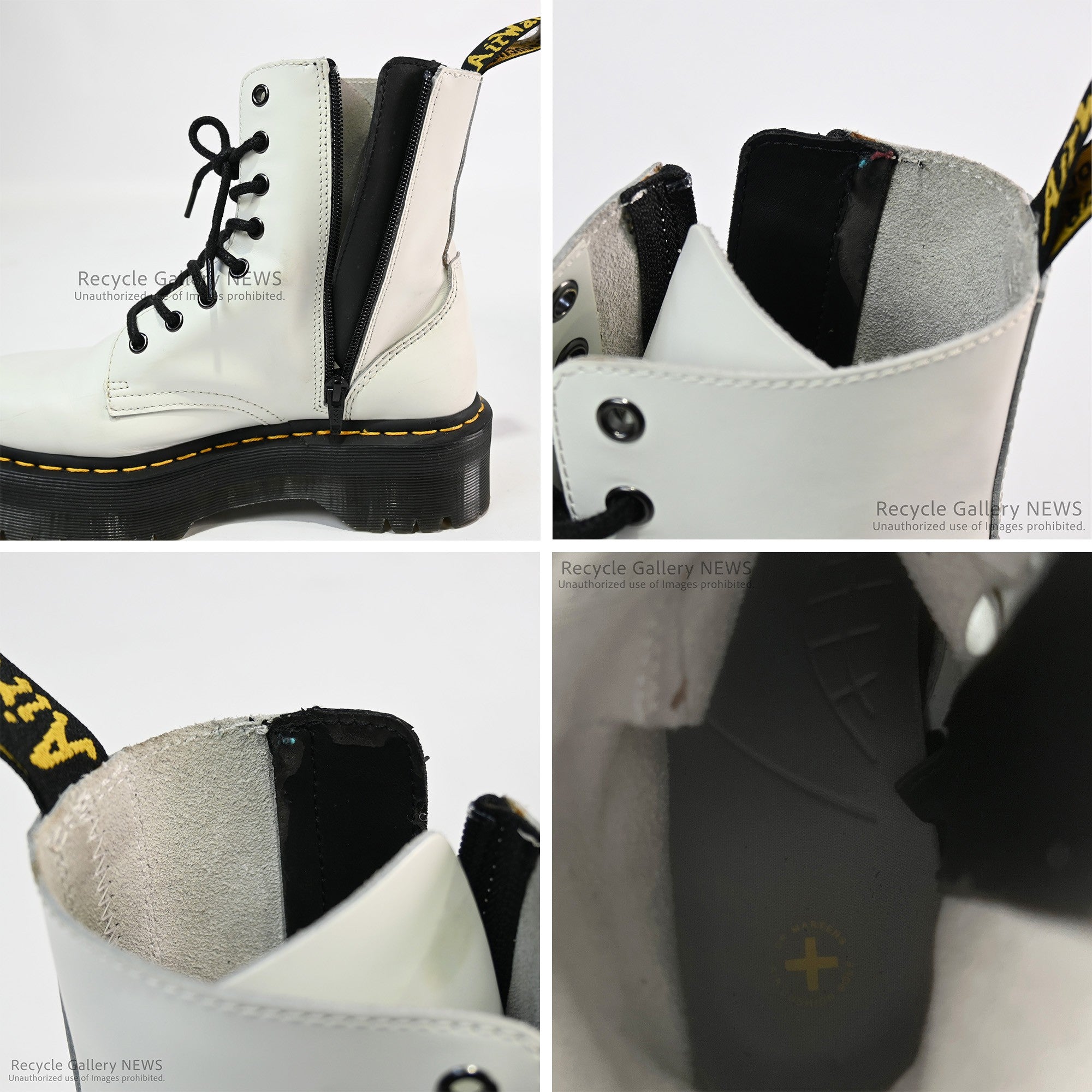 Dr. Martens 8-Eye “JADON” UK6 25cm White / ドクターマーチン 8ホール "ジェイドン" 25cm 白