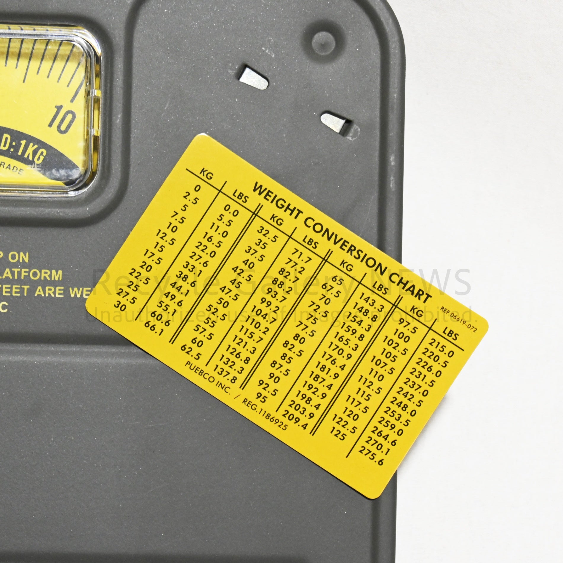 PUEBCO STANDARD BATH SCALE Steel Industrial Design / プエブコ 体重計 スチール製 インダストリアルデザイン