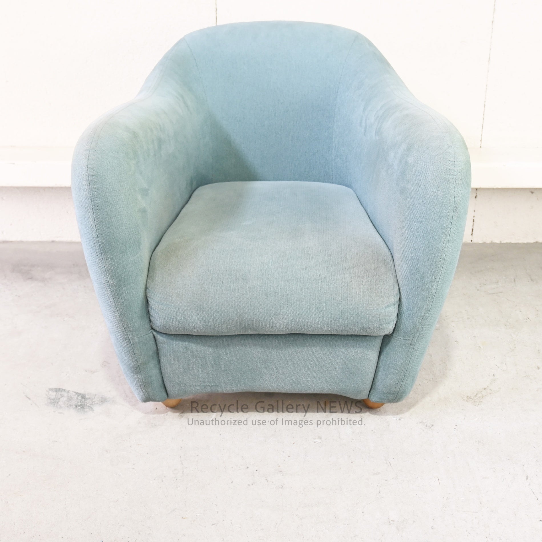 IDEE MINI MILLER ARM CHAIR Blue Gray Japan Mid Century Modern