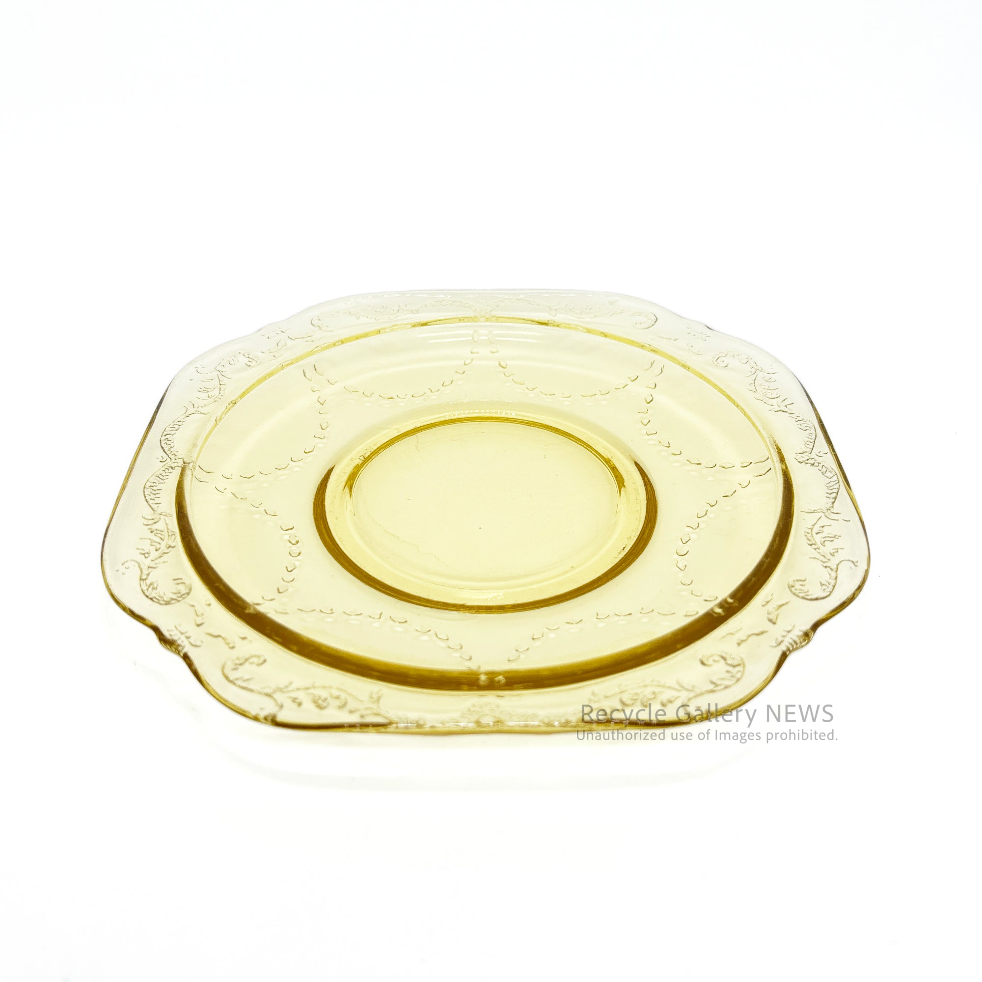 Federal Glass "Madrid" C&S U.S.A Vintage / フェデラル・グラス マドリッド カップ＆ソーサー 1930年代