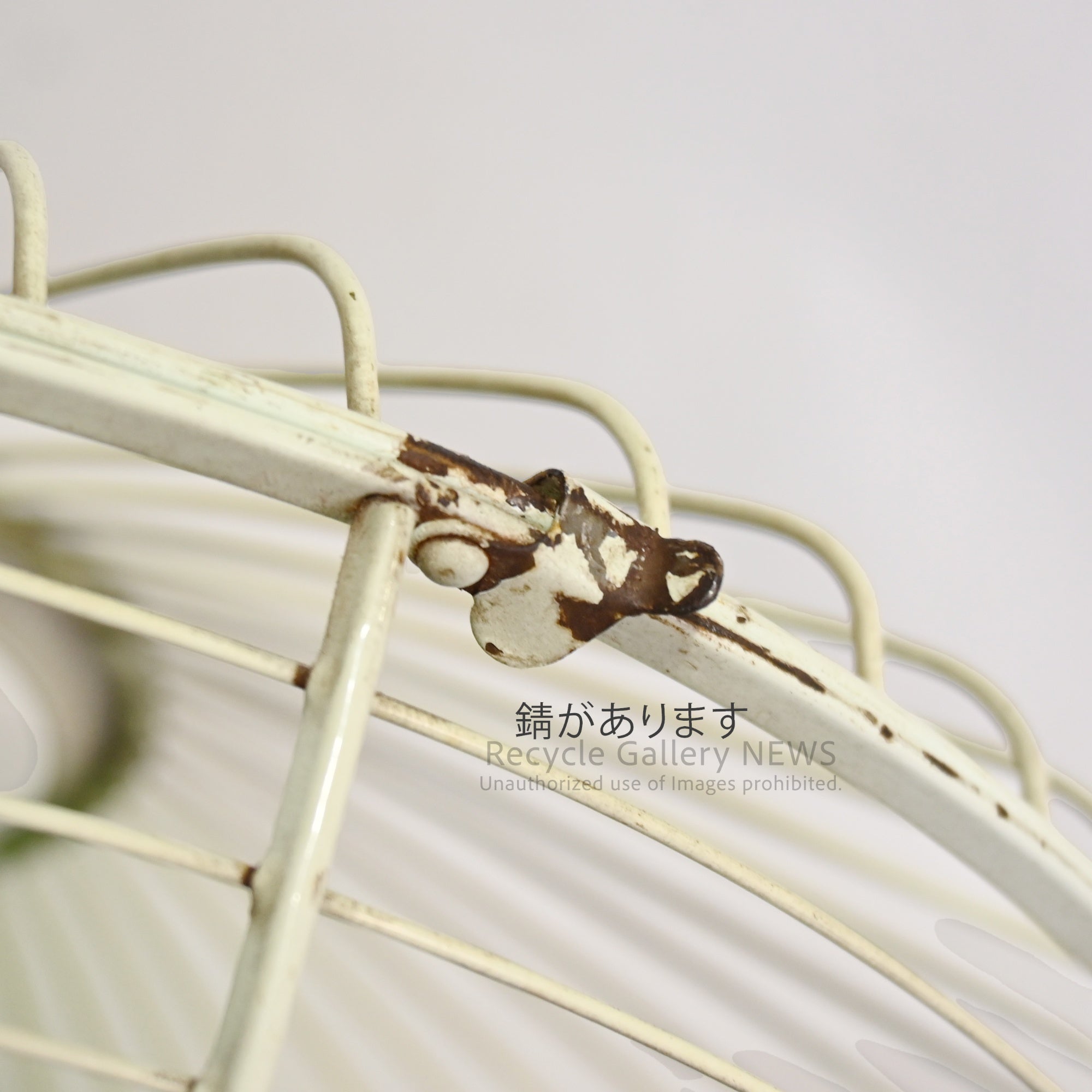 Junk objet SHARP 1960s Retro Fan Green Showa Era Japan / シャープ 1960年代 昭和レトロ扇風機 緑 日本 ※ジャンク品 インテリアオブジェ