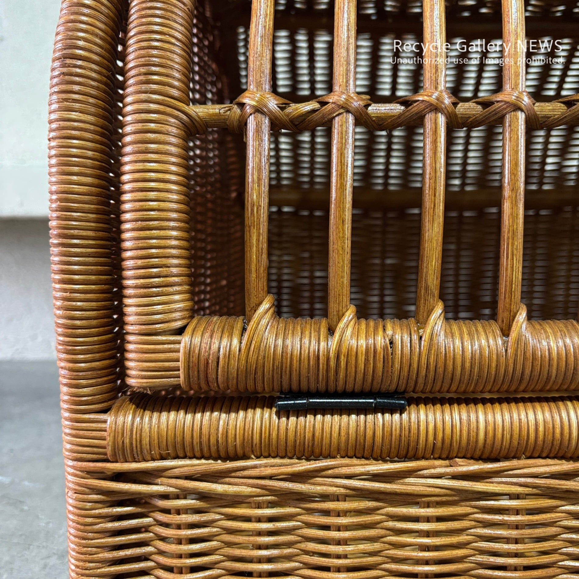 Rattan Pet Carrier Pet Cage Basket / 籐 ラタン ペットキャリー ペットケージ カゴ