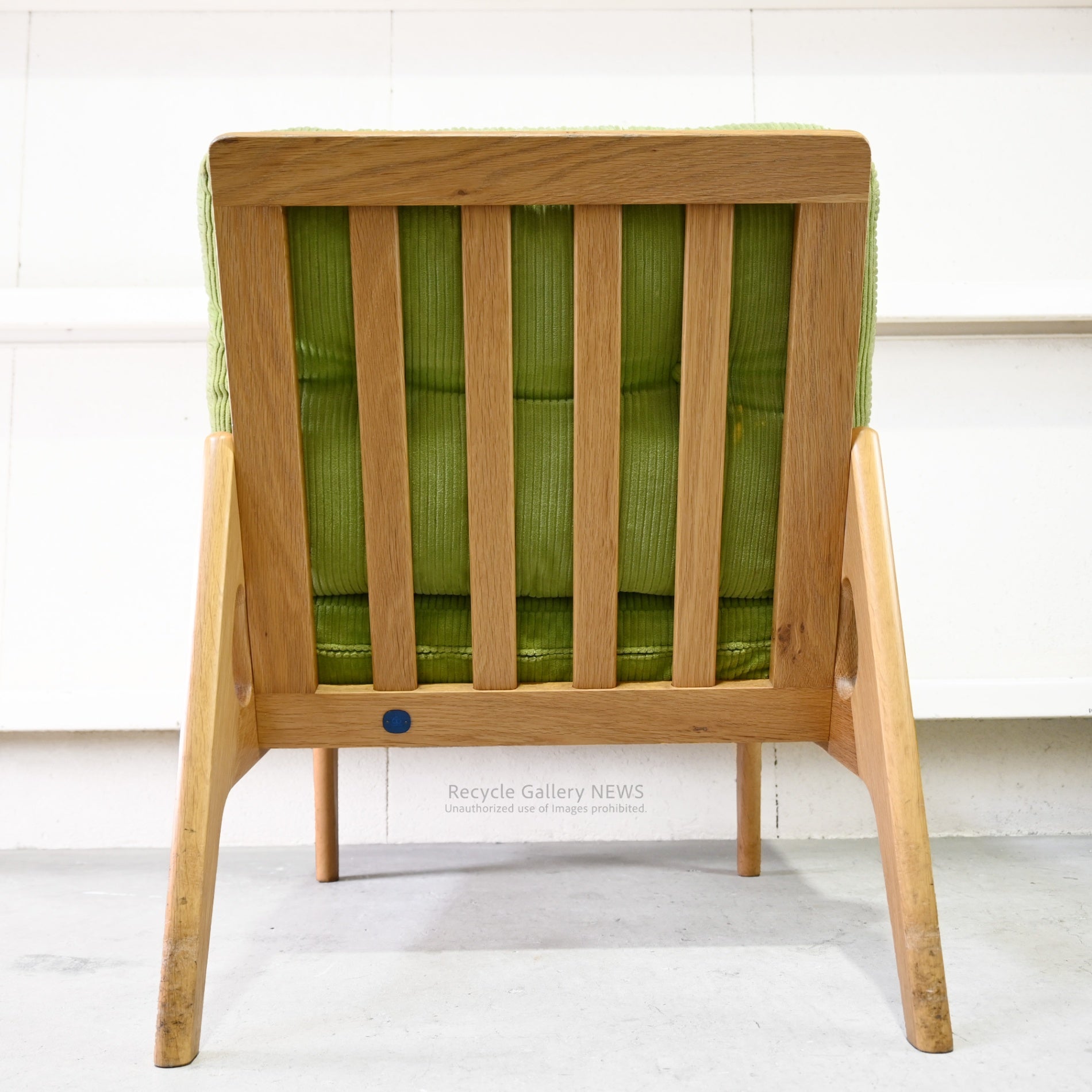 Maruni60 Frame Chair in Green Fabric Japanese Mid Century Modern / マルニ60 フレームチェア グリーンファブリック 日本 ミッドセンチュリー  ジャパニーズモダン
