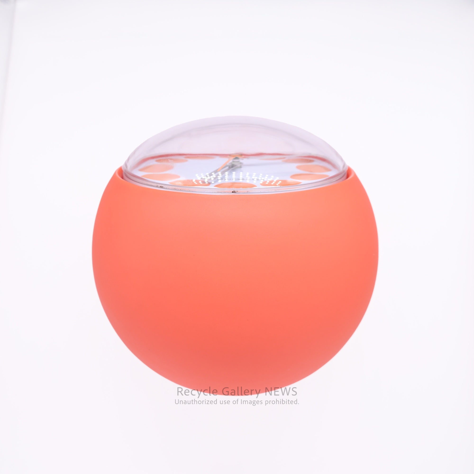 Timestone Vintage Orange Desk Clock Space Age Mid Century Modern Retro Pop / タイムストーン 置時計 オレンジ スペースエイジ ミッドセンチュリー レトロポップ