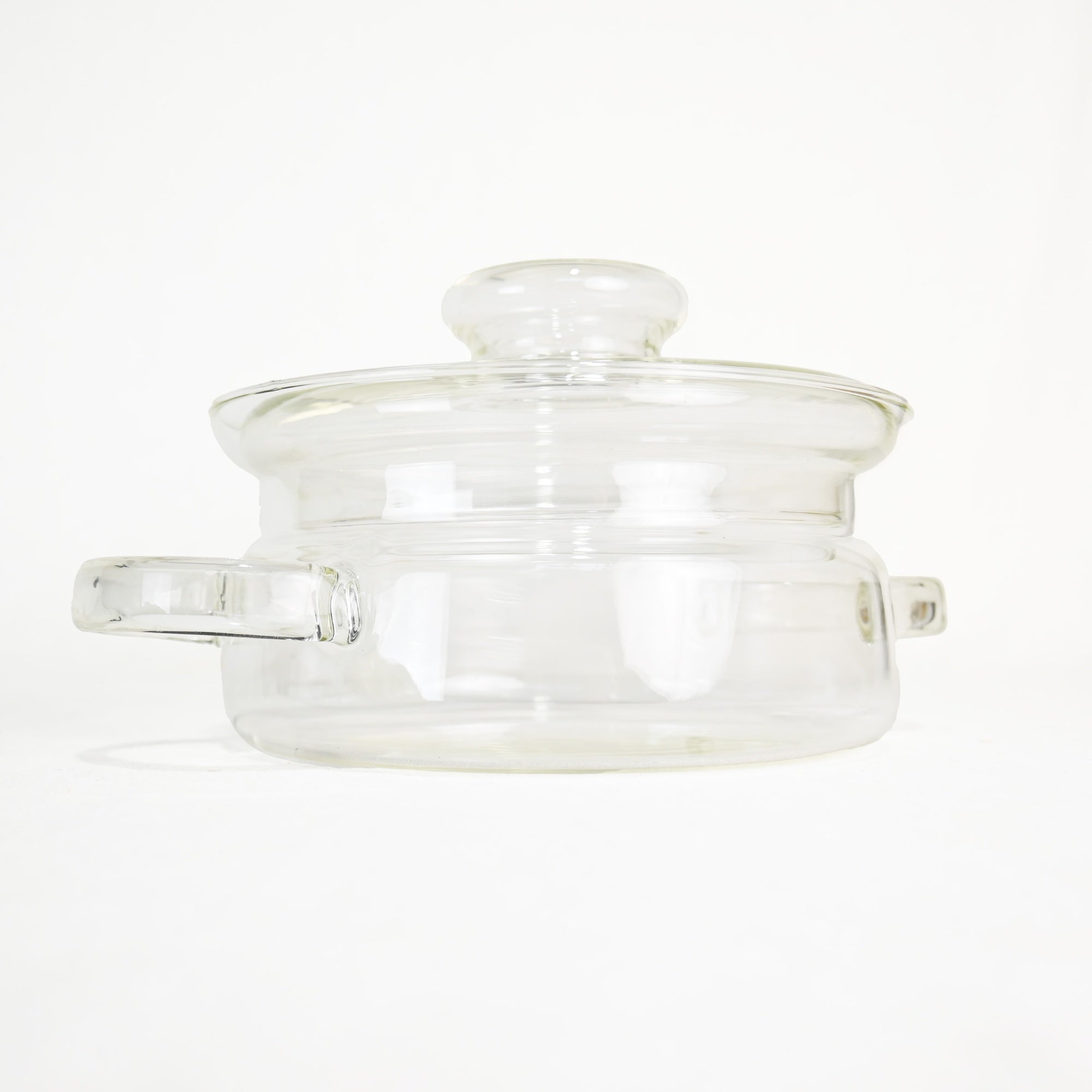 Bodanova Signe persson-melin Glass two handed pot Nordic Sweden Vintage ※item description must be read / ボダノヴァ シグネペーションメリン判定 ガラス両手鍋 北欧 スウェーデン ヴィンテージ