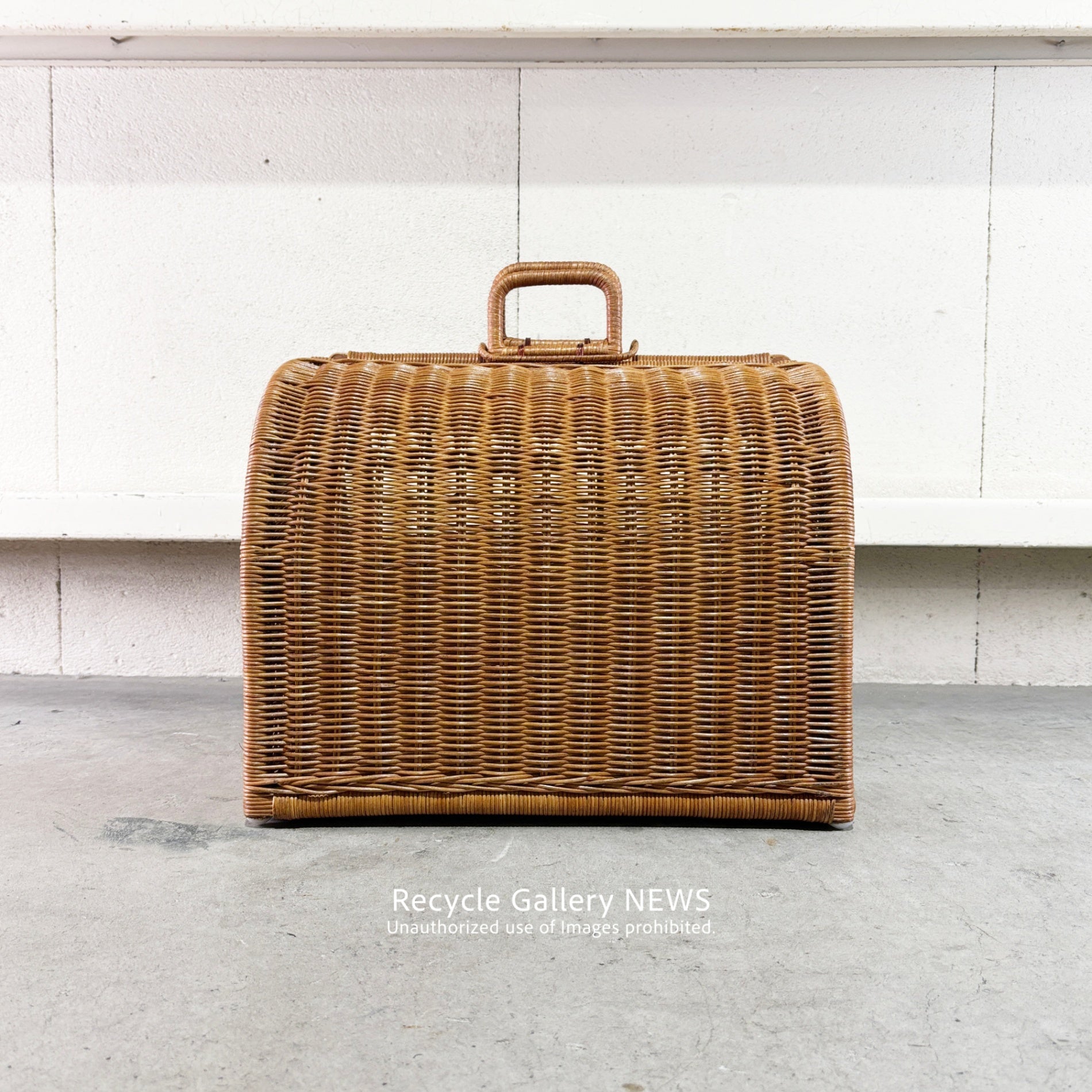 Rattan Pet Carrier Pet Cage Basket / 籐 ラタン ペットキャリー ペットケージ カゴ