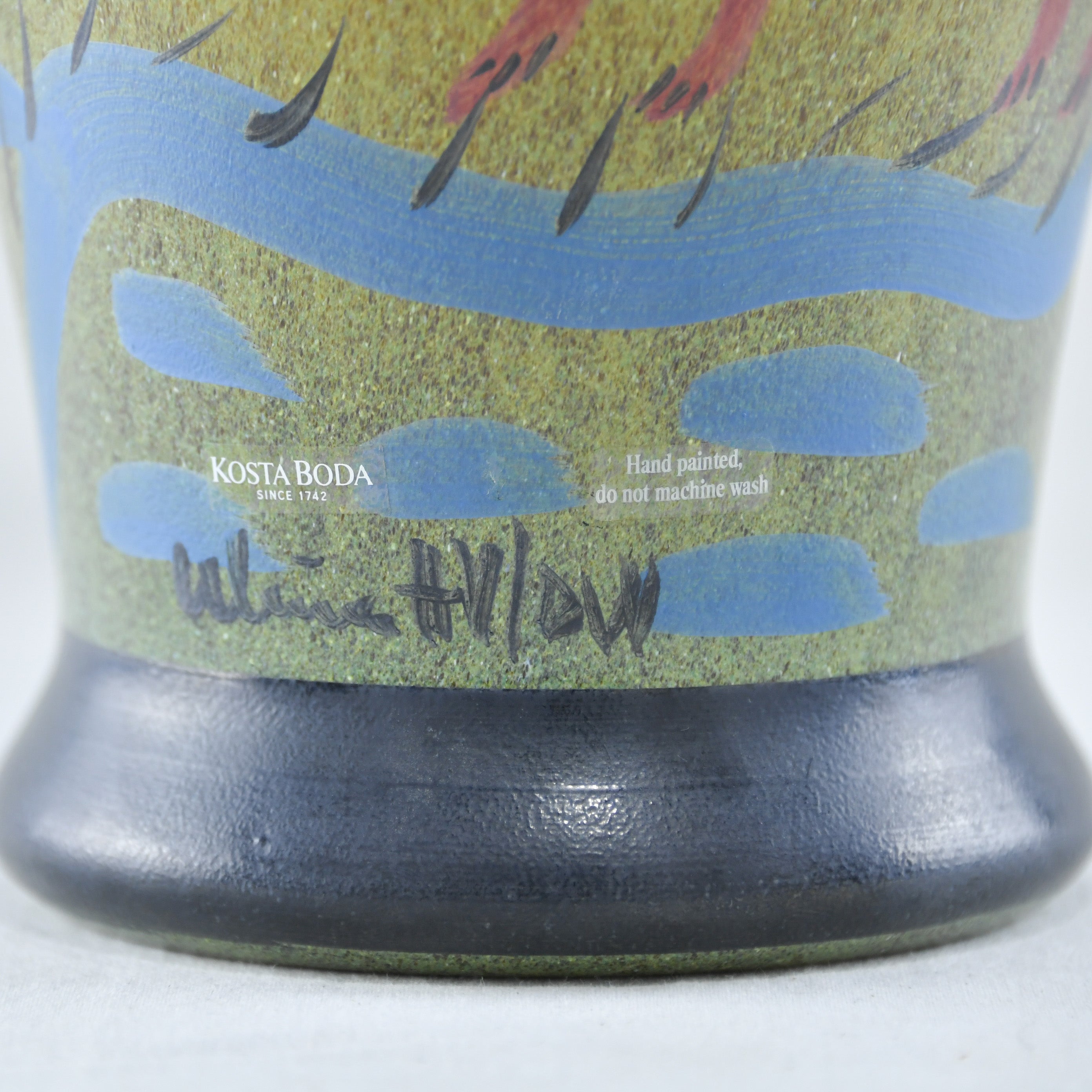 Ulrica Hydman-Vallien NEVADA 1990's Deer Vase KOSTA BODA / ウルリカ・ヒードマン・ヴァリーン ネヴァダ 1990年代 鹿 花瓶 コスタボダ 北欧デザイン