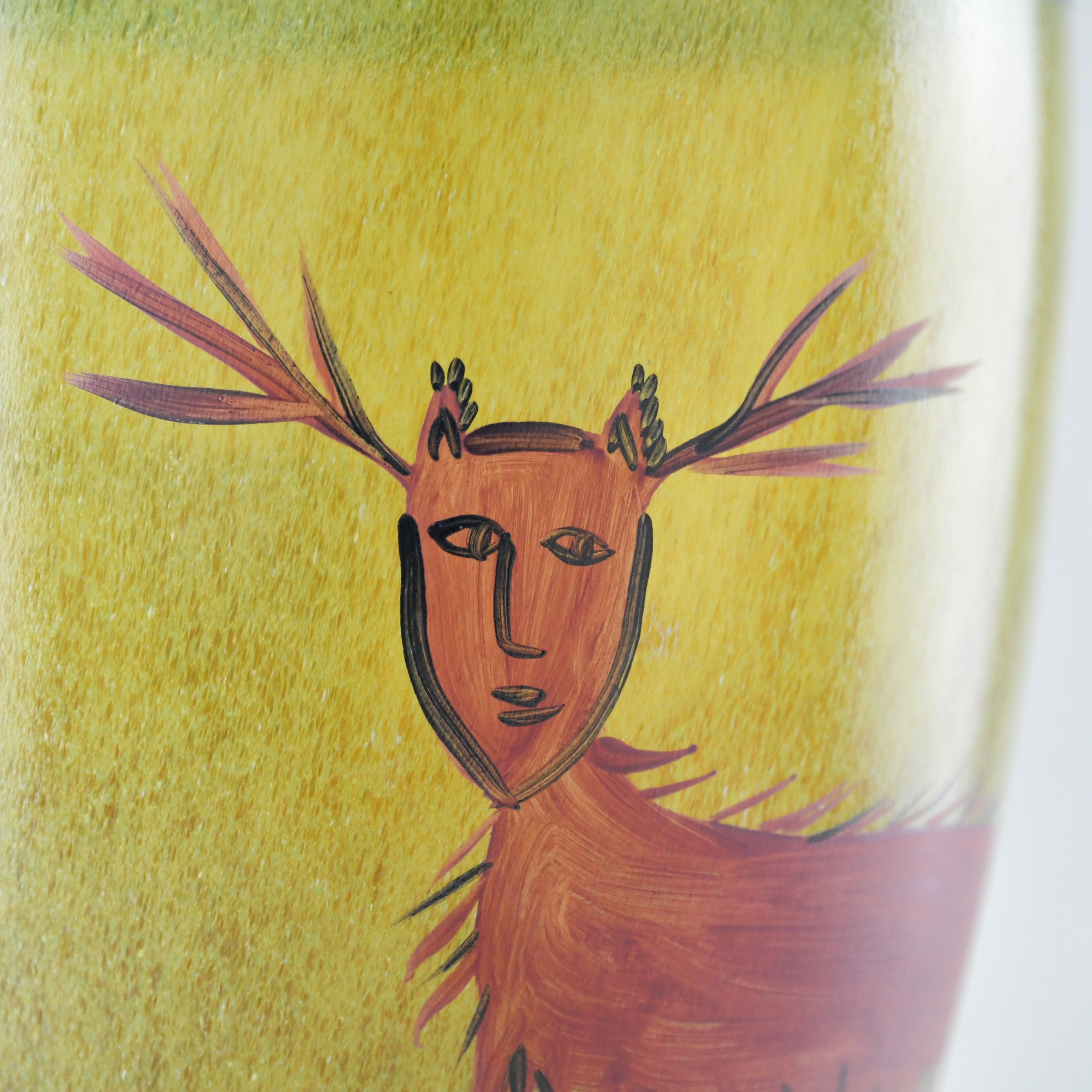 Ulrica Hydman-Vallien NEVADA 1990's Deer Vase KOSTA BODA / ウルリカ・ヒードマン・ヴァリーン ネヴァダ 1990年代 鹿 花瓶 コスタボダ 北欧デザイン