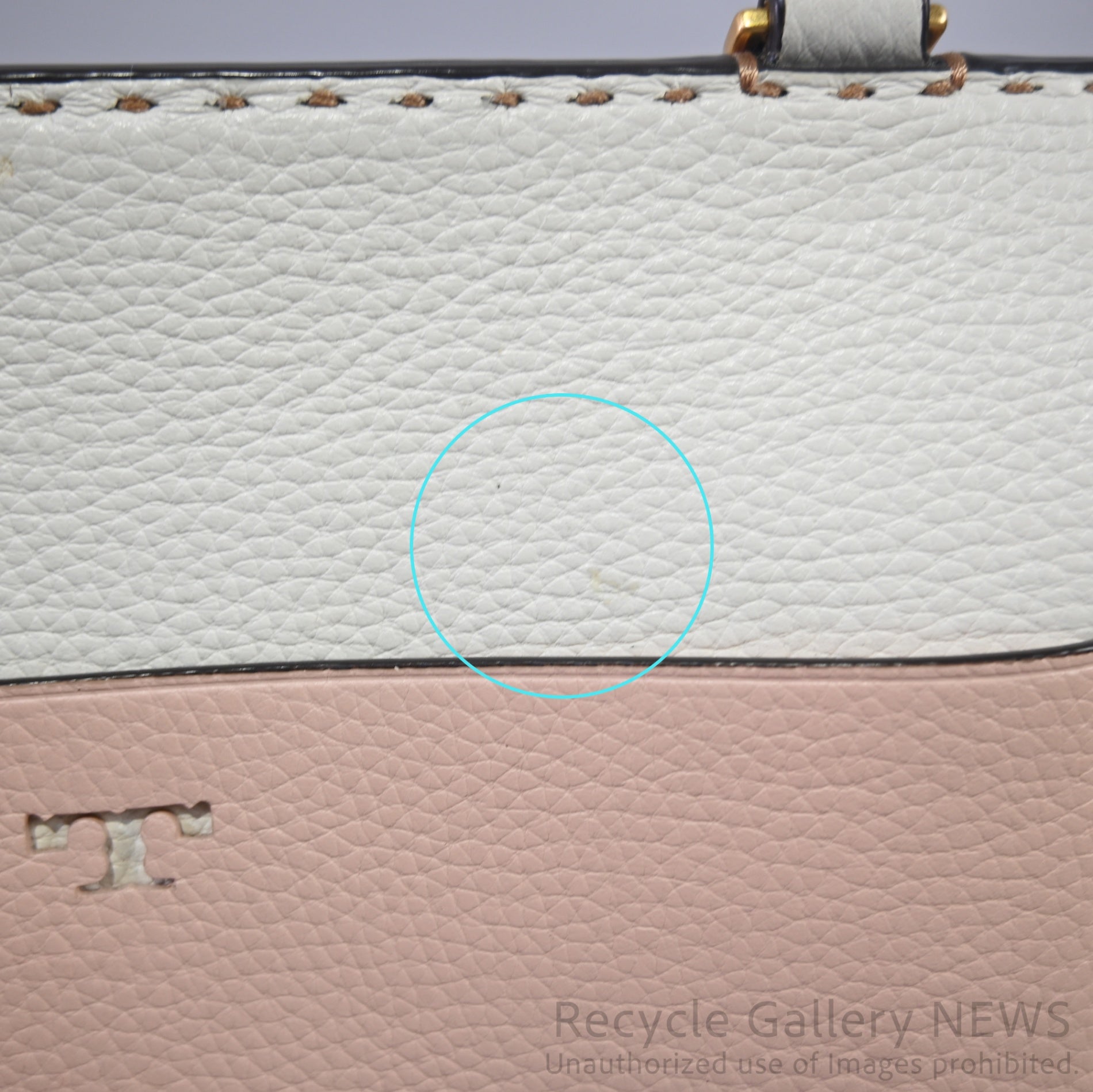 Tory Burch Mcgraw Botanical Appliqué Satchel Leather Bag / トリーバーチ マックグロー サッチェル レザー ハンドバッグ パッチワーク ベージュ ボタニカル