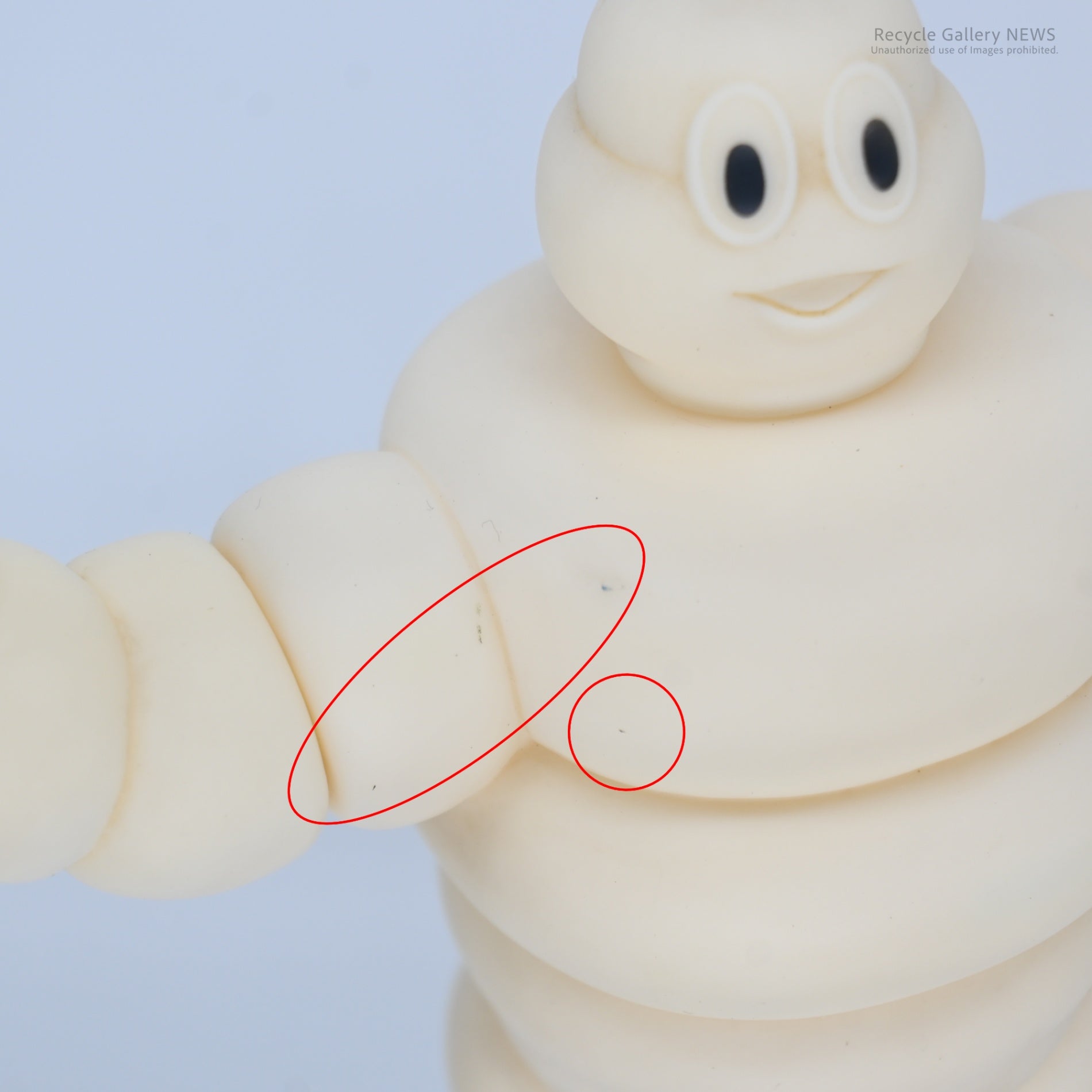 Michelin Man Bibendum Promotional Soft Vinyl Figure Vintage / ミシュランマン ビバンダム 販促用ソフビ フィギュア ヴィンテージ