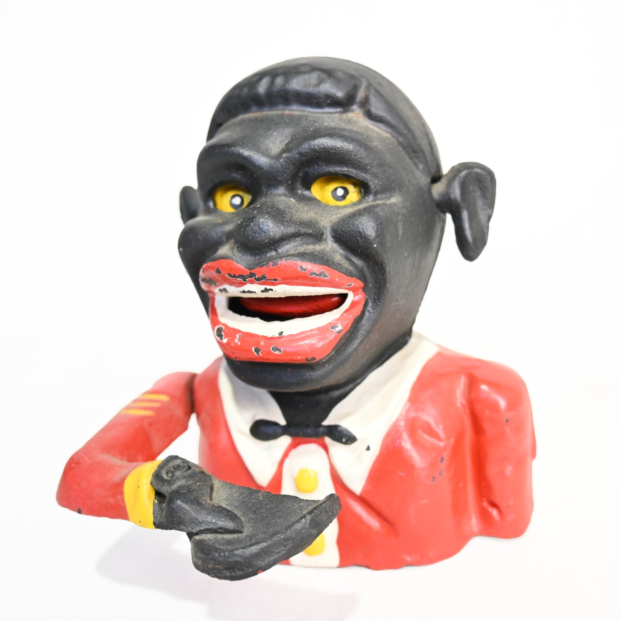 Cast Iron Jolly Bank Mechanical Bank Retro / ジョリーバンク 機械式貯金箱 鋳物 仕掛け レトロ