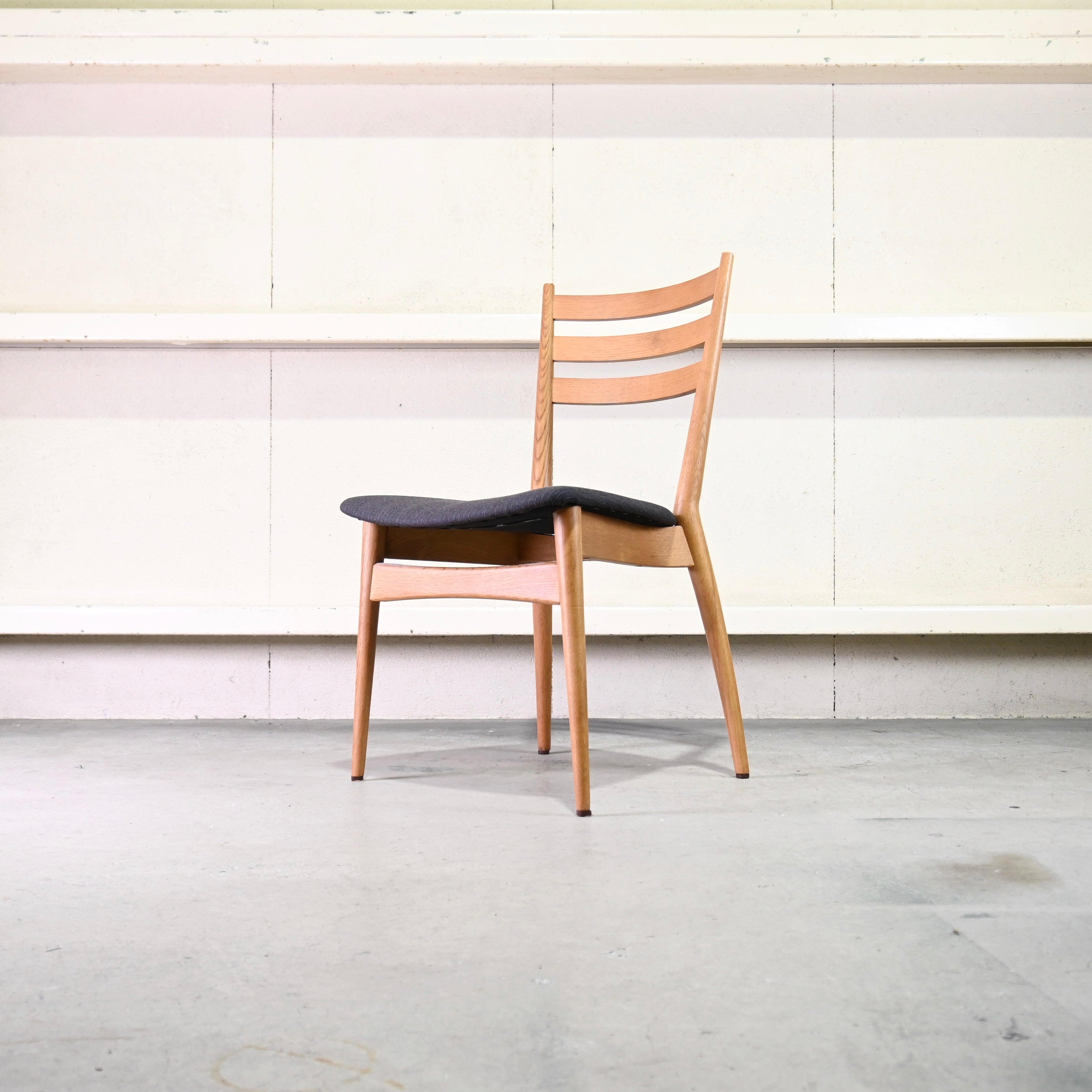 Nissin Forms Dining chair Remake Vintage fabric Oak wood / 日進木工 フォルムス ダイニングチェア リメイク ヴィンテージ生地 オーク材