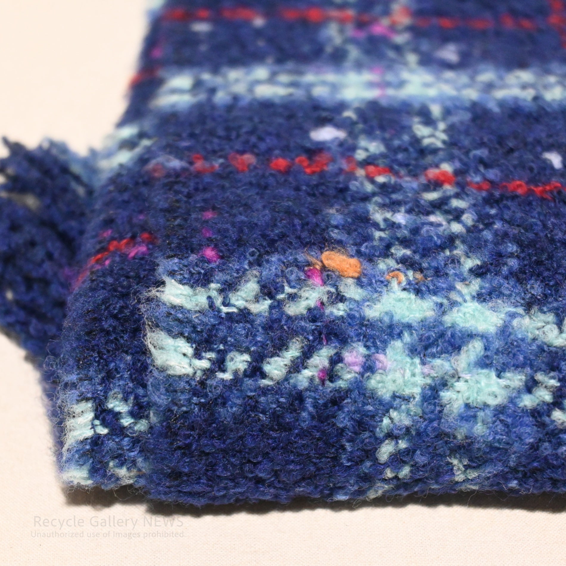 BURBERRY LONDON Check Scarf Blue Navy /  バーバリー ロンドン チェックマフラー ブルー 紺色系