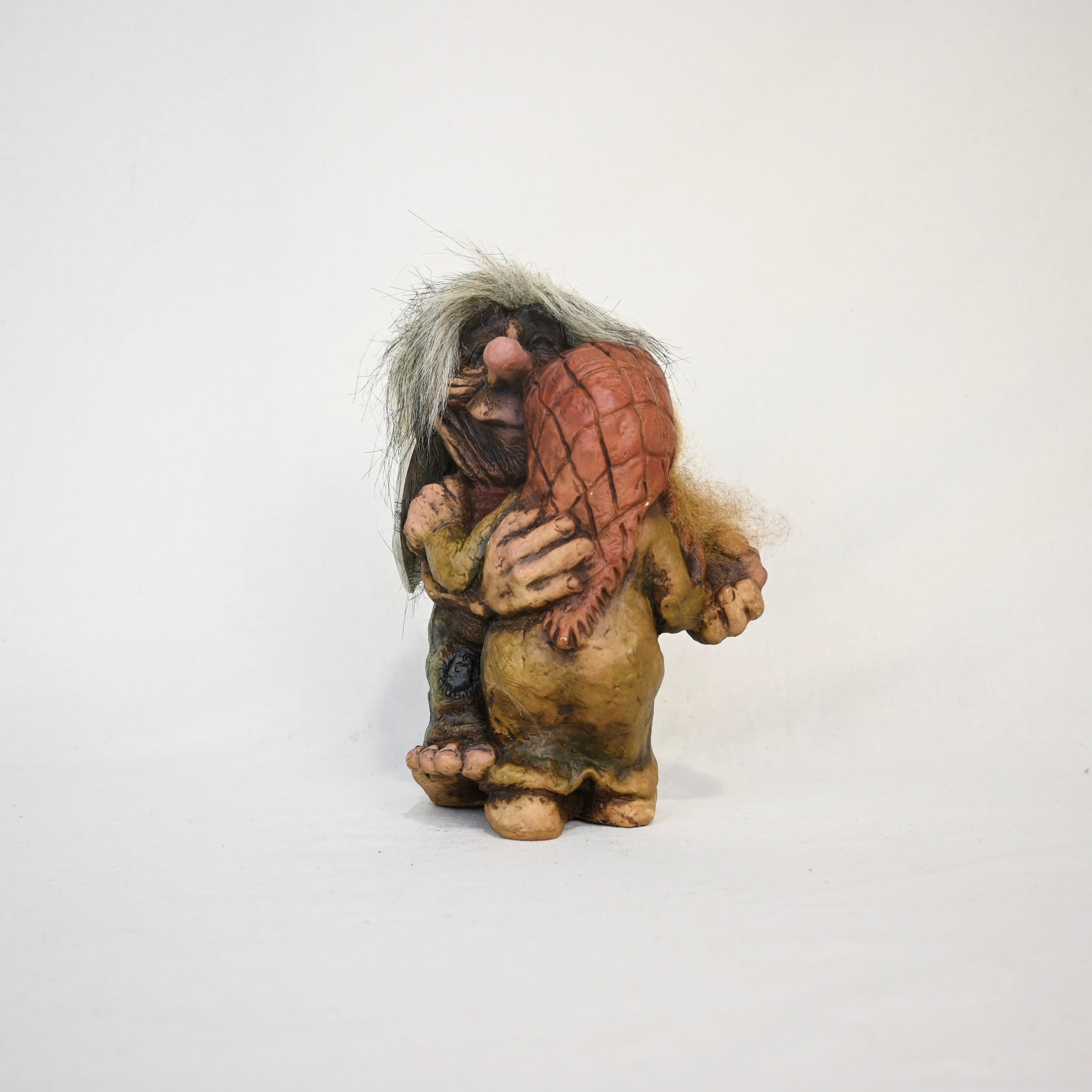 Ny From Troll doll Couple Norway vintage Hand made Souvenir / ニイフォーム社 トロール人形 カップル ノルウェー ヴィンテージ ハンドメイド スーベニア