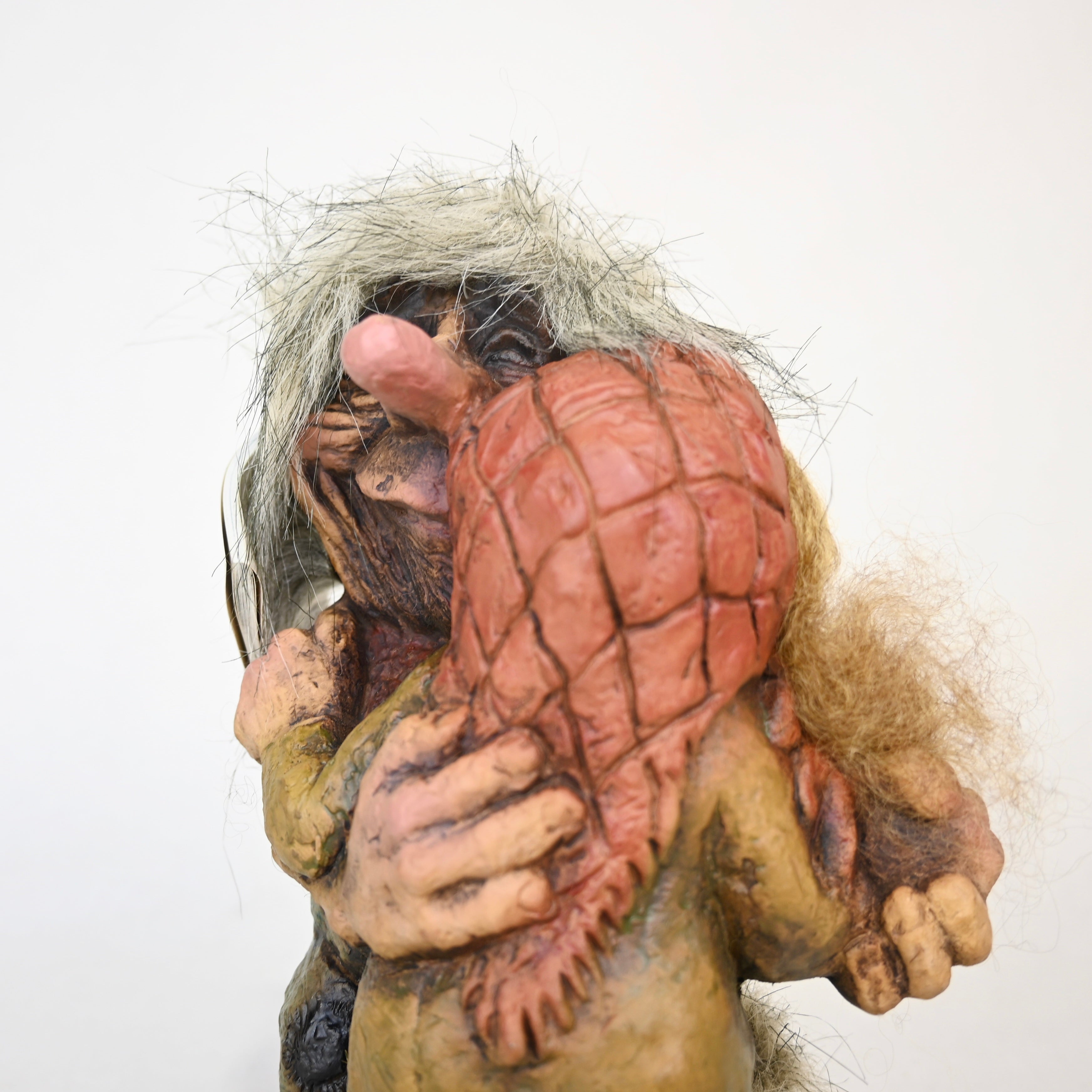 Ny From Troll doll Couple Norway vintage Hand made Souvenir / ニイフォーム社 トロール人形 カップル ノルウェー ヴィンテージ ハンドメイド スーベニア