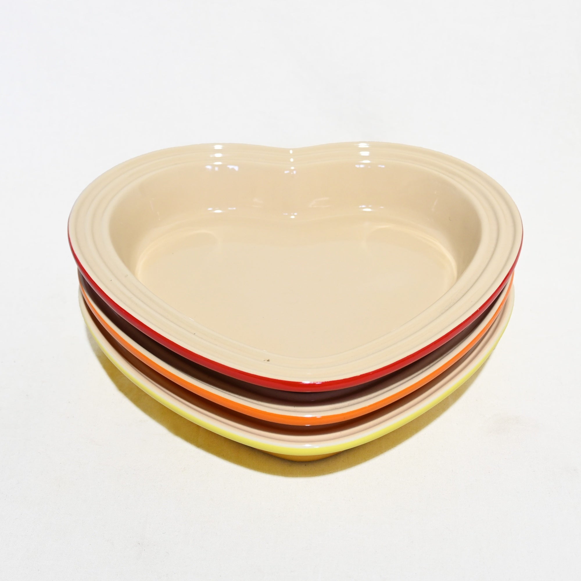 Le Creuset Heart Dish Large Plate French Kitchenware 3colors / ル・クルーゼ ハートディッシュ オーブン 耐熱 大皿 3色
