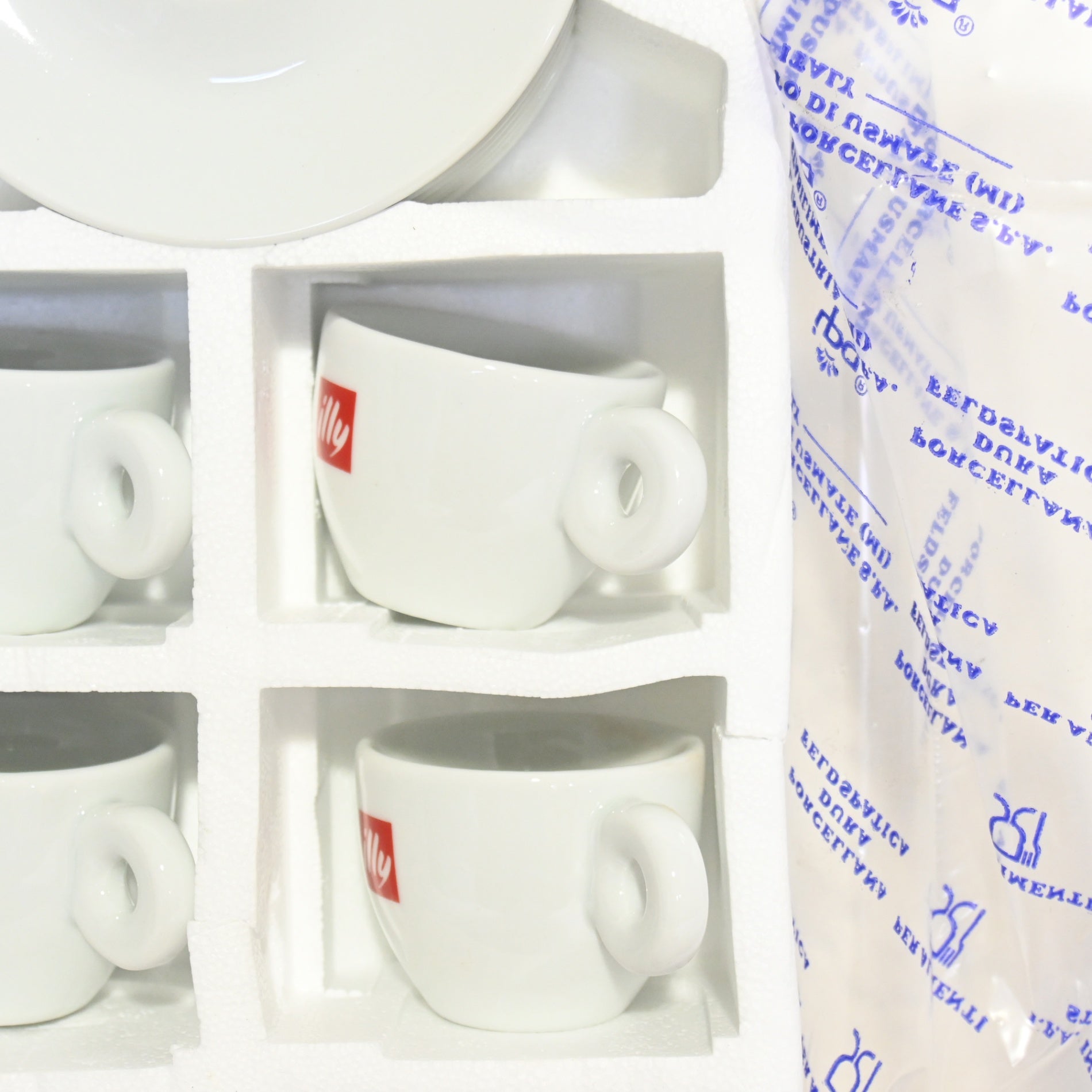 illy Demitasse Coffee Cups C&S 6 pair set Made in Italy / イリー デミタスカップ＆ソーサー 6客セット コーヒーカップ イタリア イッリカッフェ