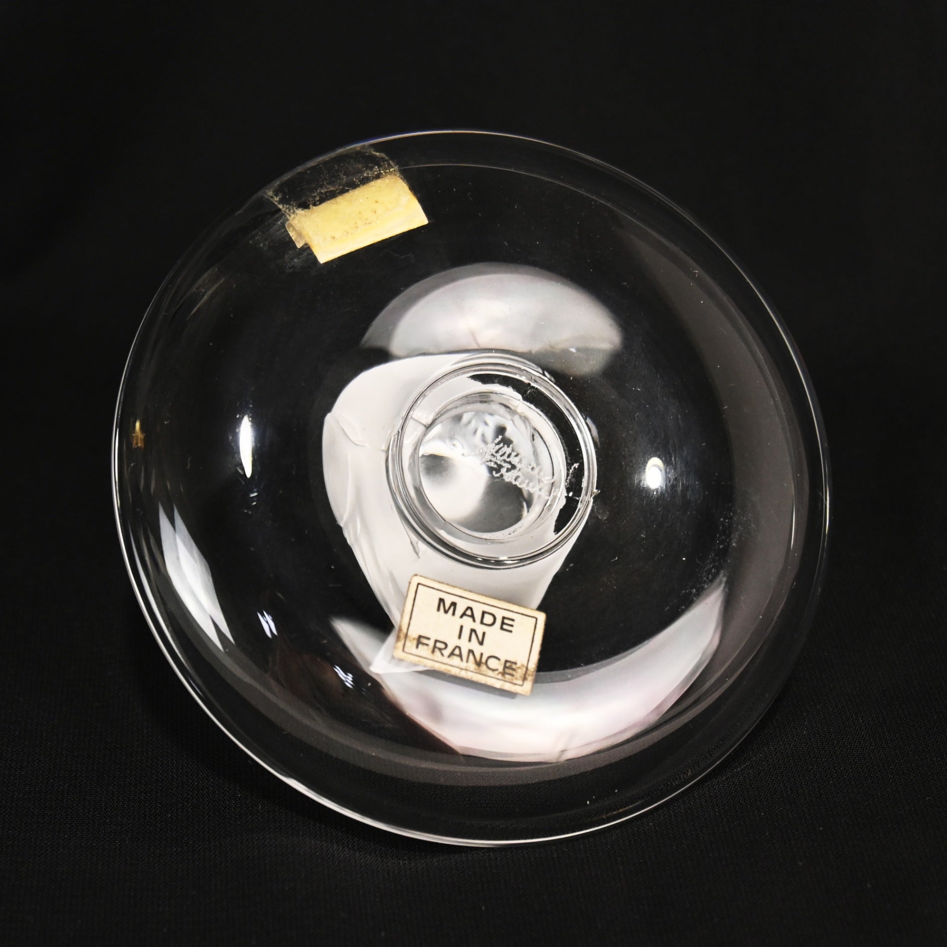 Lalique Accessory Tray Glass Sparrow Bird France / ラリック アクセサリートレイ ガラス 雀 スズメ 小鳥 フランス