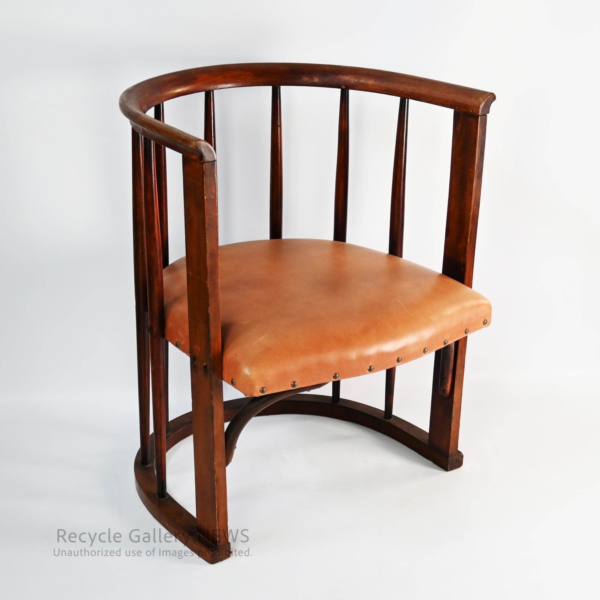 Wicker Accent Chair Antique Bentwood Slat Back Beautiful Patina / 籠椅子 曲木 アンティーク 職人技 スラットバック 経年変化 パーソナルチェア