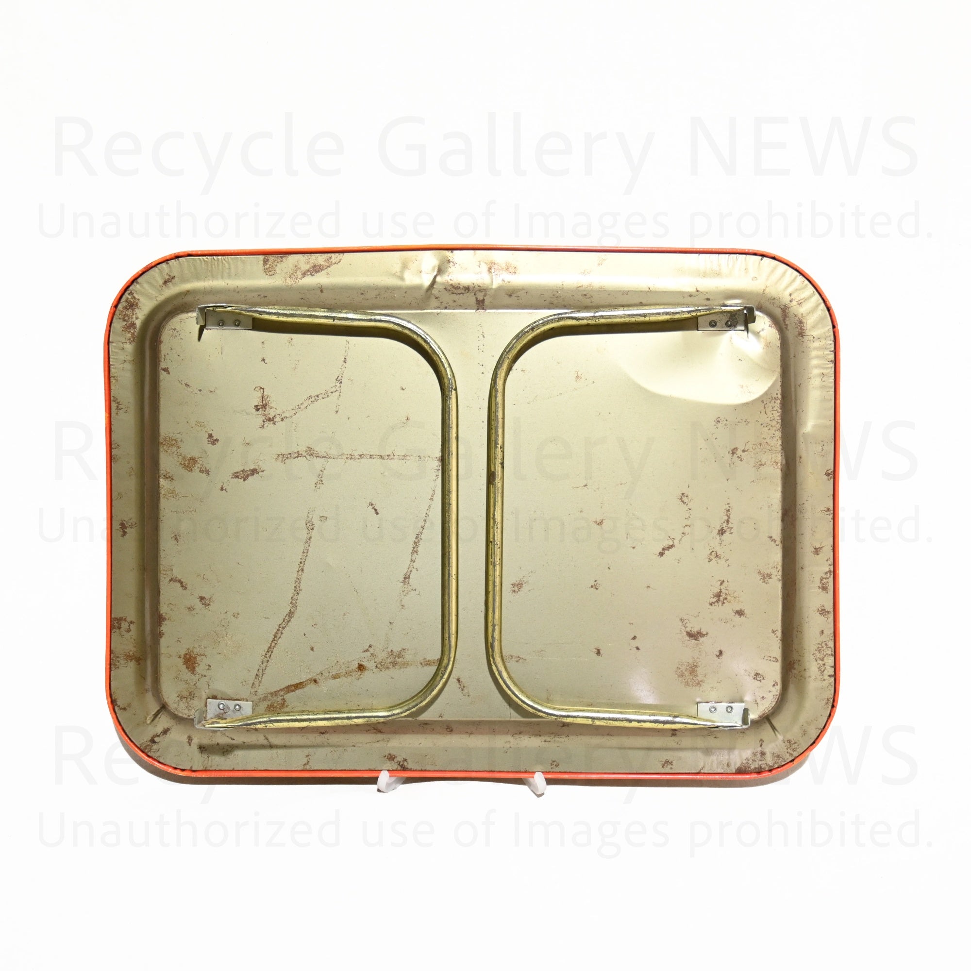 PAC-MAN Folding Mini Table Tin Tray 1980’s Vintage / パックマン 折りたたみ ミニテーブルトレー ブリキトレイ 80年代ヴィンテージ