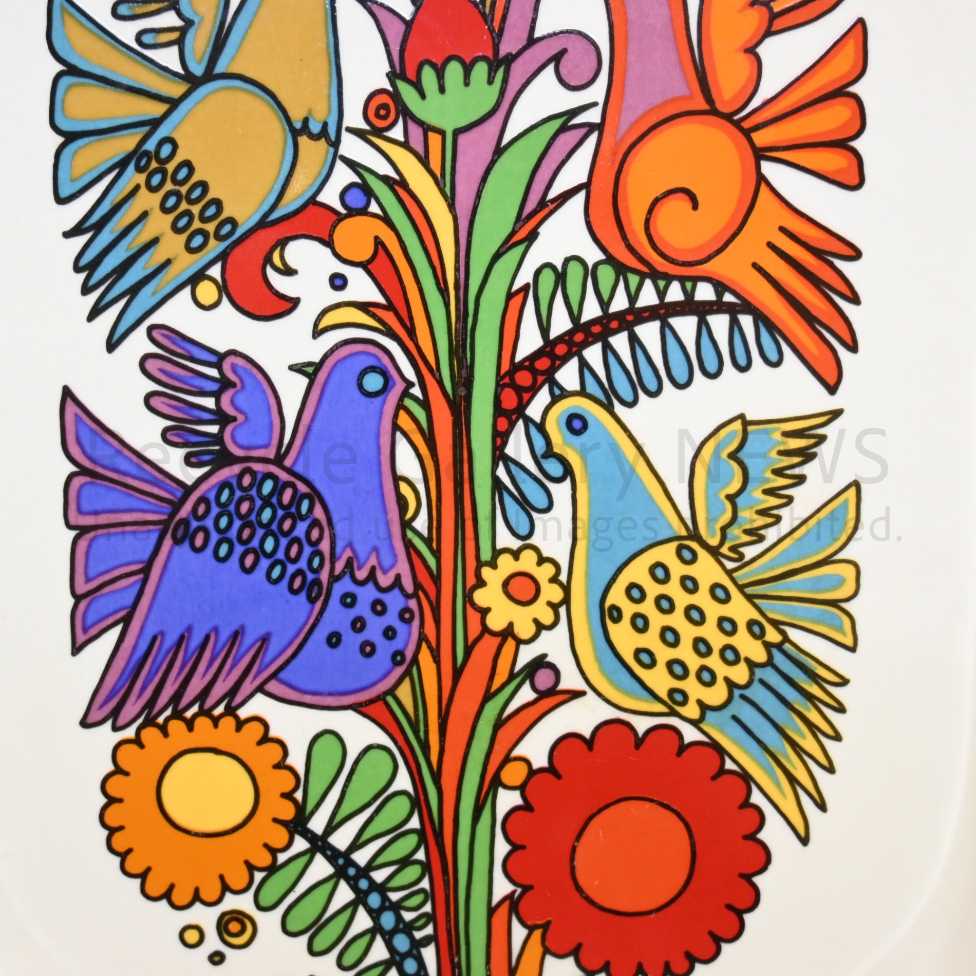 Villeroy&Boch Acapulco oval plate France Made in Germany / ビレロイ＆ボッホ アカプルコ プレート トレー 皿 フランス ドイツ製